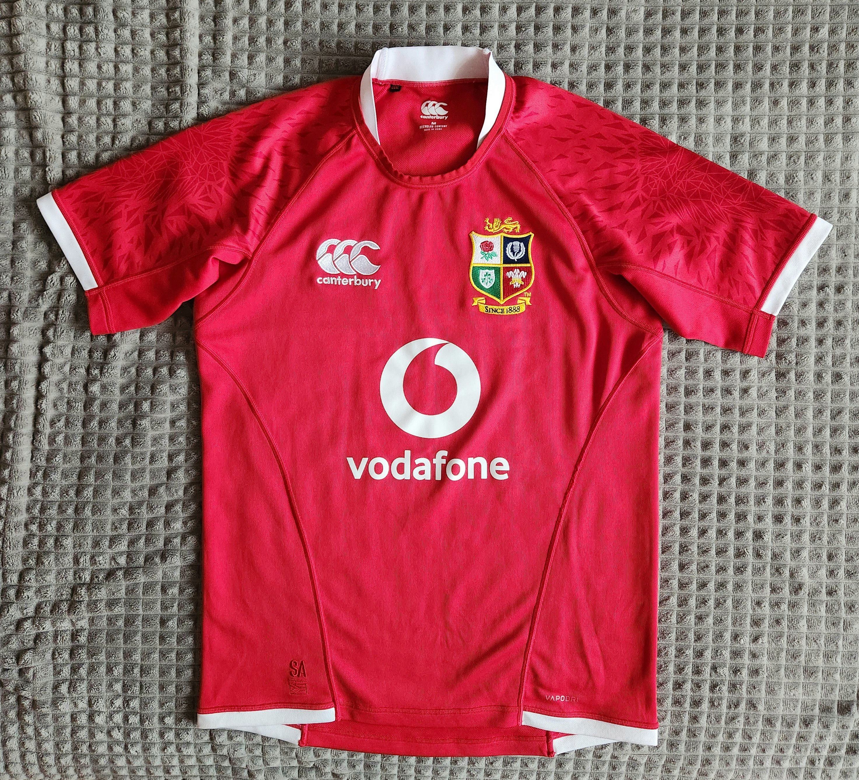 Canterbury British & Irish Lions 2025 Warm Up Shirt - Dark Sapphire/Red Dahlia/E
