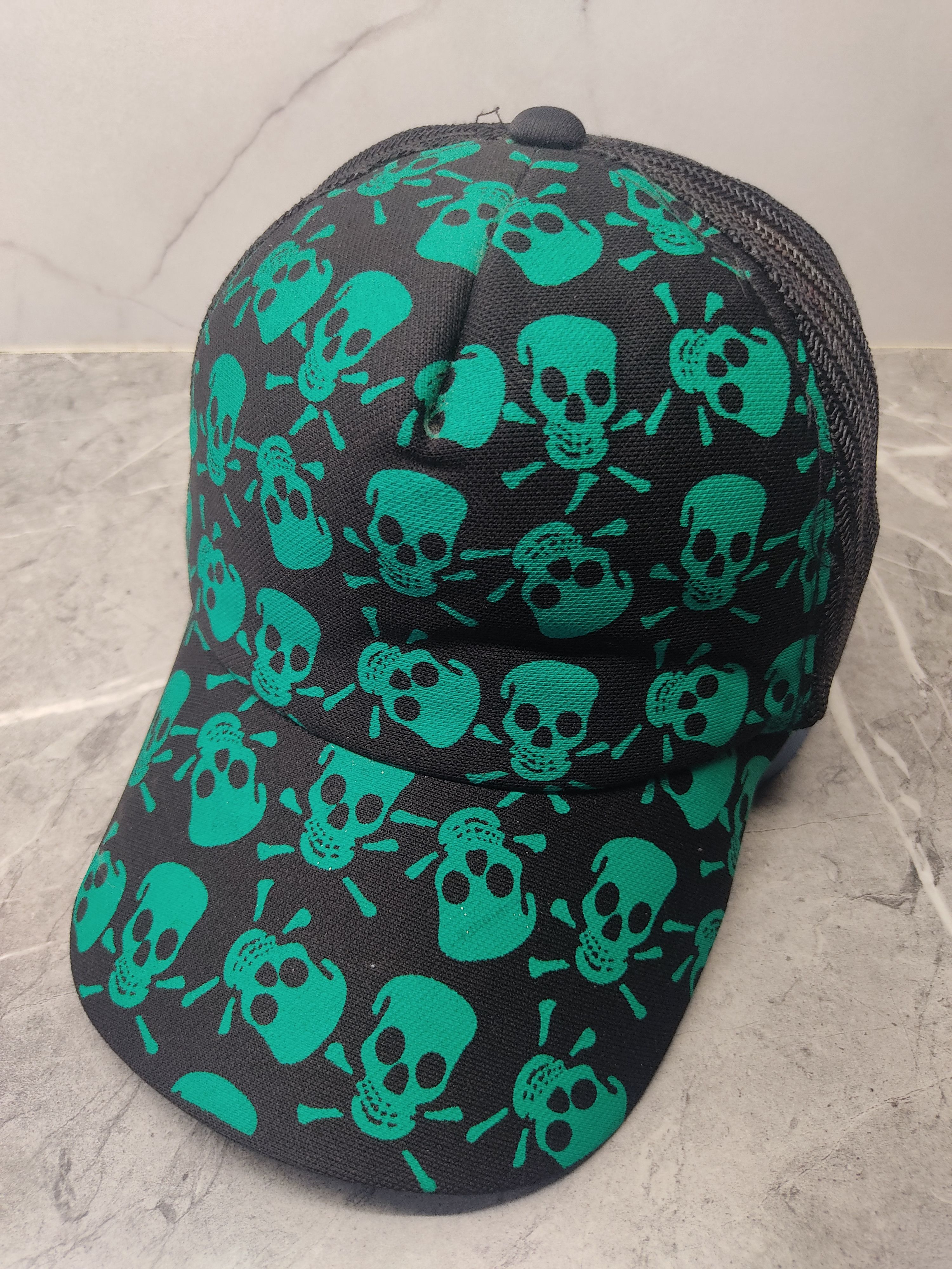 image of Skulls Trucker Hat Cap in Mix, Men's