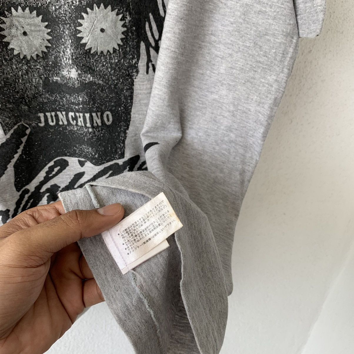 Japanese Brand JUNCHINO by JUNKO KOSHINO t shirt spell out big design.. Size US XL / EU 56 / 4 - 6 Thumbnail