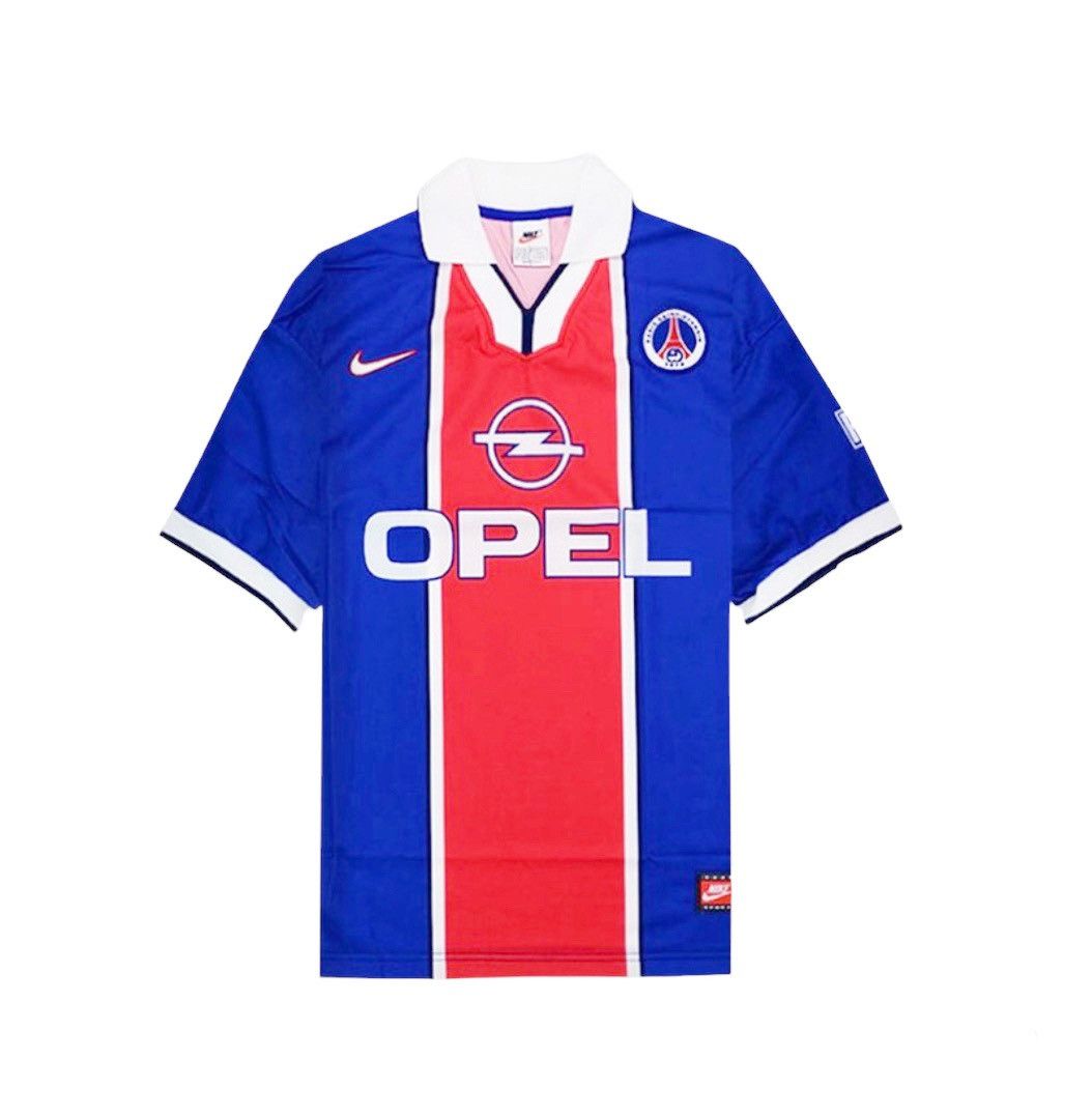 Nike × Vintage VINTAGE PARIS SAINT GERMAIN 97/98 SEASON HOME JERSY LEONARDO Size US L / EU 52-54 / 3 - 1 Thumbnail