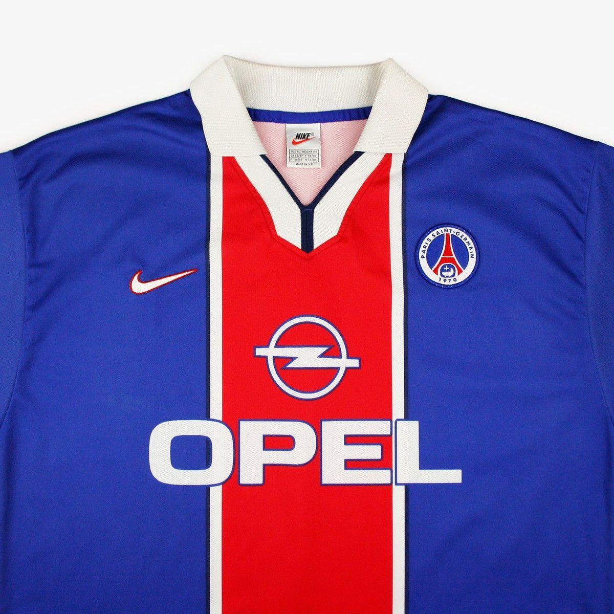 Nike × Vintage VINTAGE PARIS SAINT GERMAIN 97/98 SEASON HOME JERSY LEONARDO Size US L / EU 52-54 / 3 - 4 Thumbnail