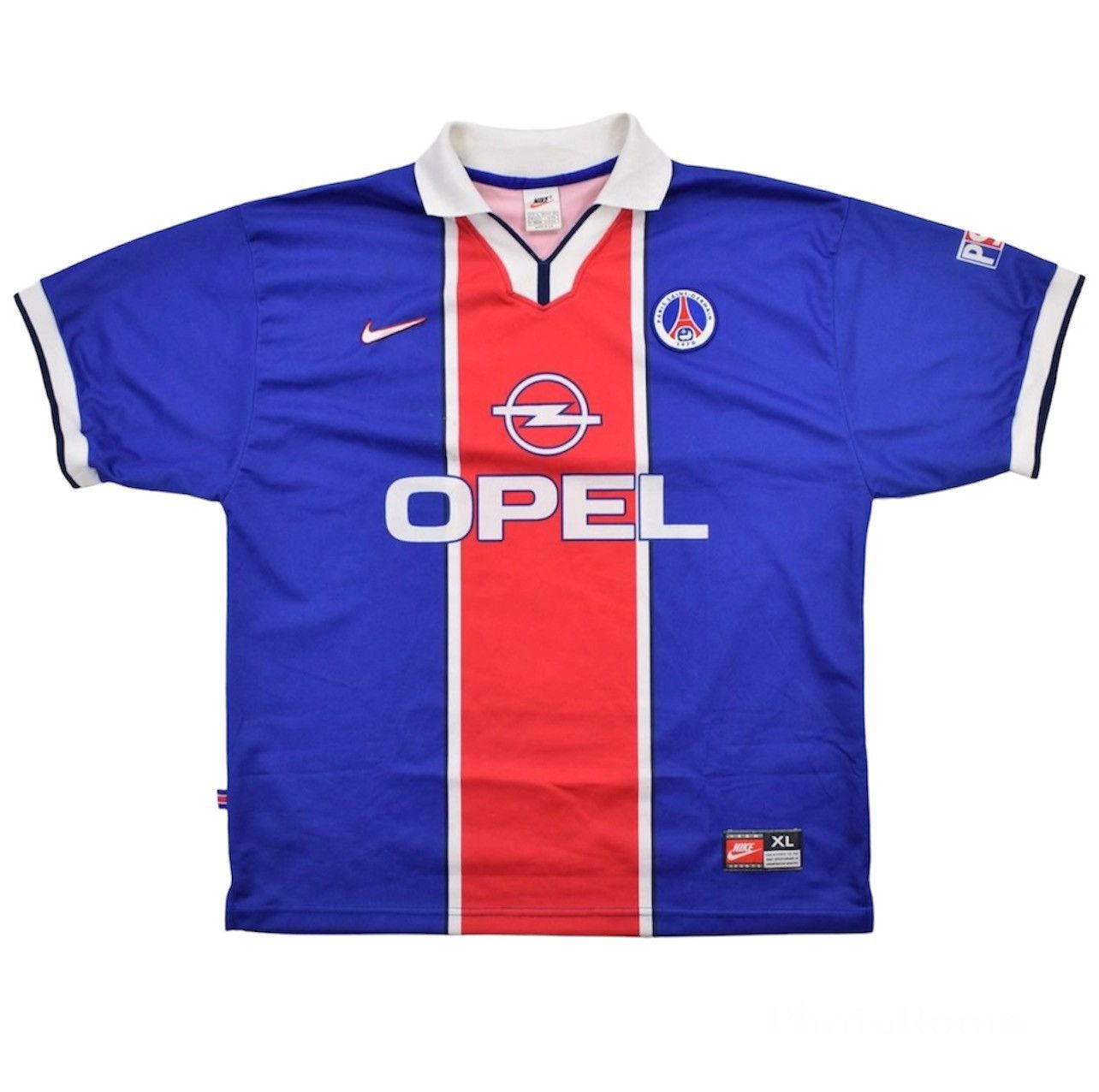 Nike × Vintage VINTAGE PARIS SAINT GERMAIN 97/98 SEASON HOME JERSY LEONARDO Size US L / EU 52-54 / 3 - 2 Thumbnail