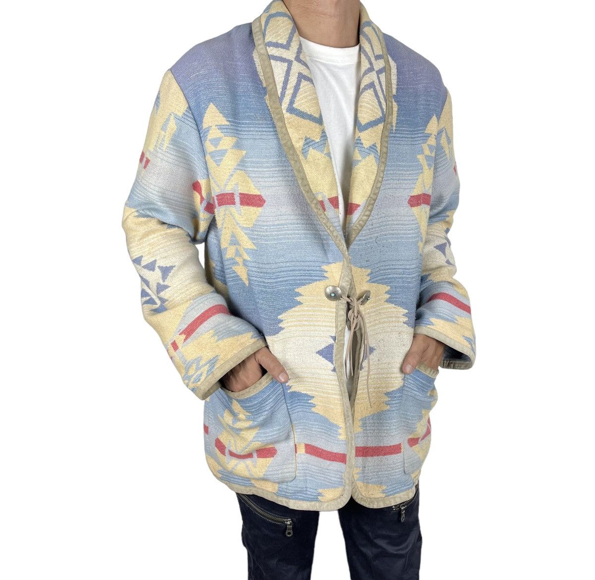 Lauren Ralph Lauren ☀️LAUREN RL NATIVE AMERICAN HIPPIE CARDIGAN JACKET Size US M / EU 48-50 / 2 - 1 Thumbnail