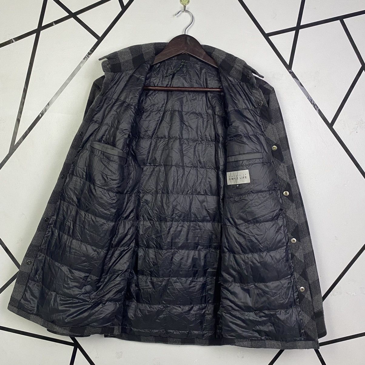 Element × Japanese Brand Gcw23 🔥 Vintage Japanese Checked Board Flannel Jacket Size US M / EU 48-50 / 2 - 6 Thumbnail