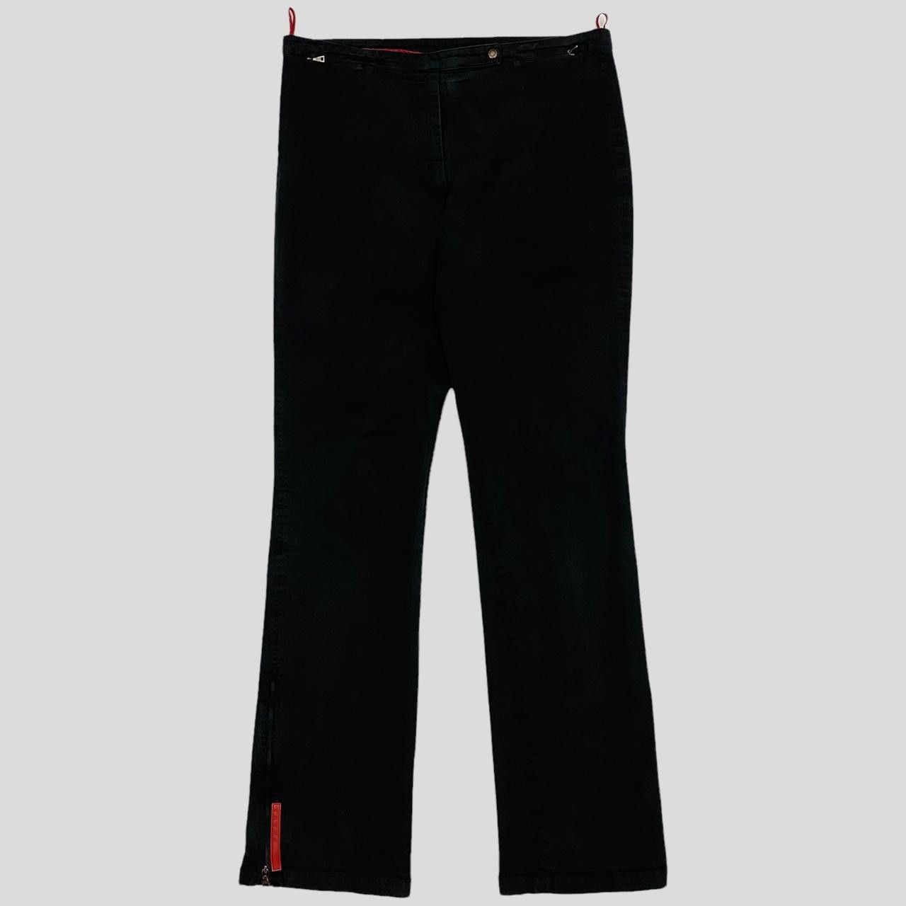 Prada Sport Womens Red Tab Flares - 32