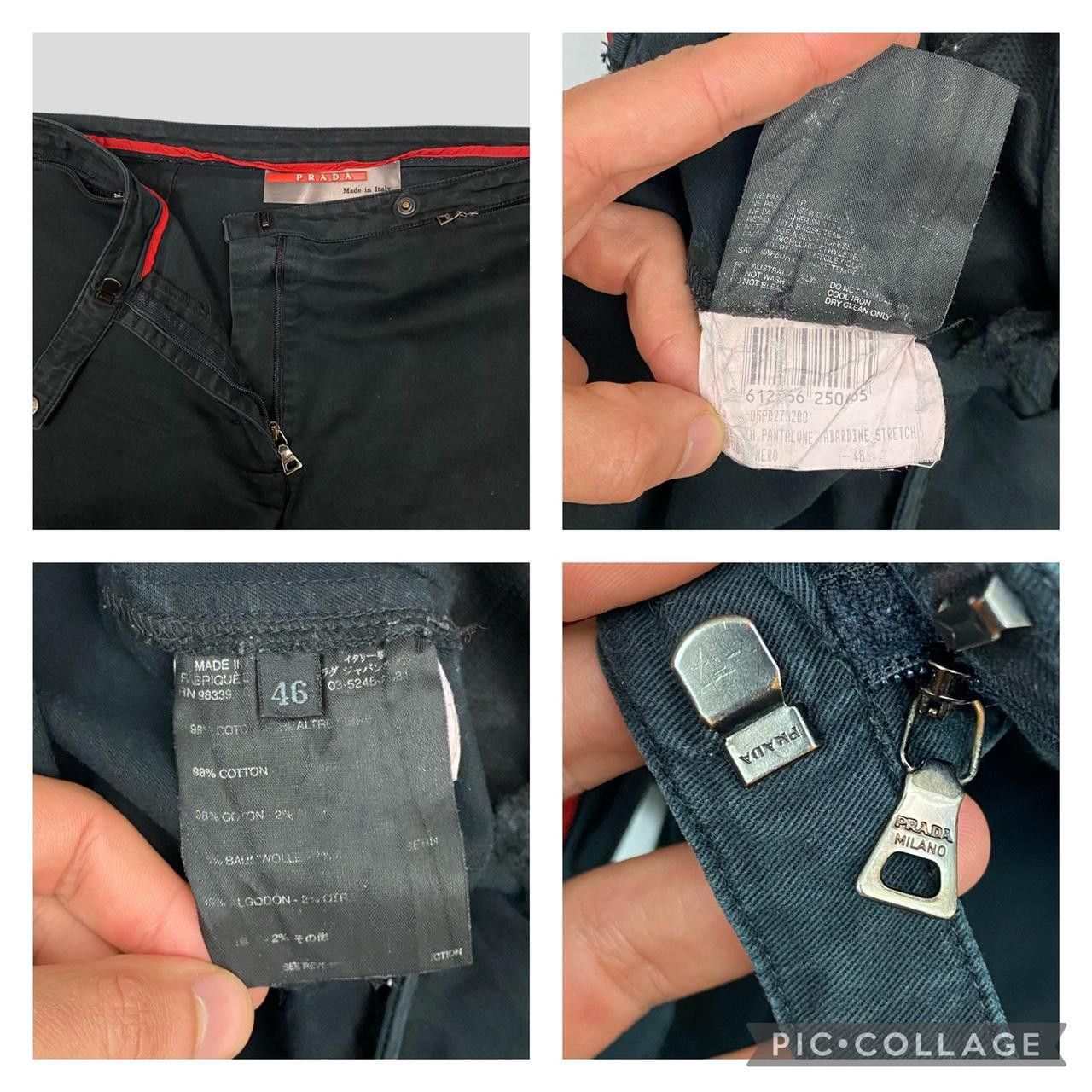 Prada Prada Sport Womens Red Tab Flares - 32 Size 32" / US 10 / IT 46 - 4 Thumbnail