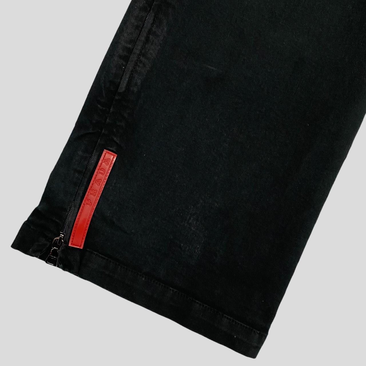 Prada Prada Sport Womens Red Tab Flares - 32 Size 32" / US 10 / IT 46 - 2 Thumbnail