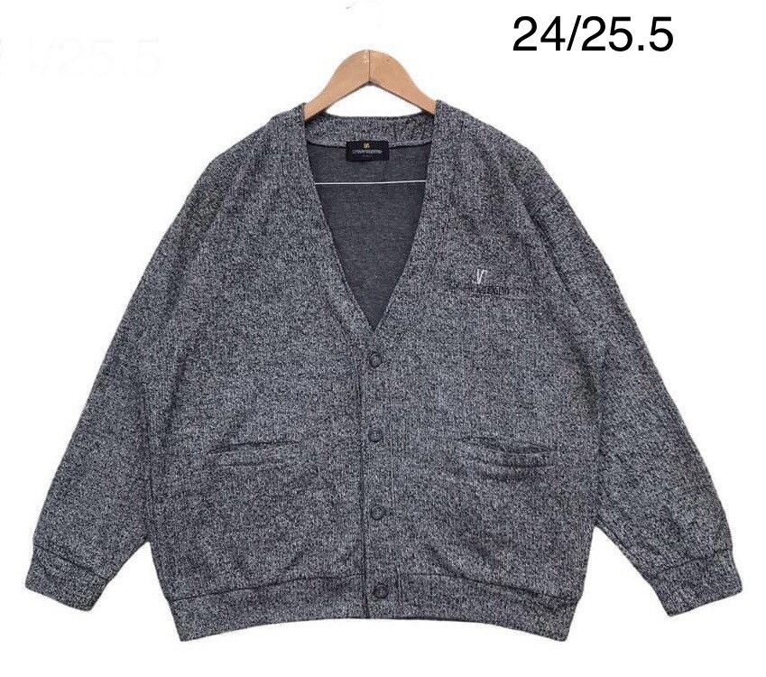 image of Luciano Valentino Knitwear Wool in Grey, Men's (Size Large)