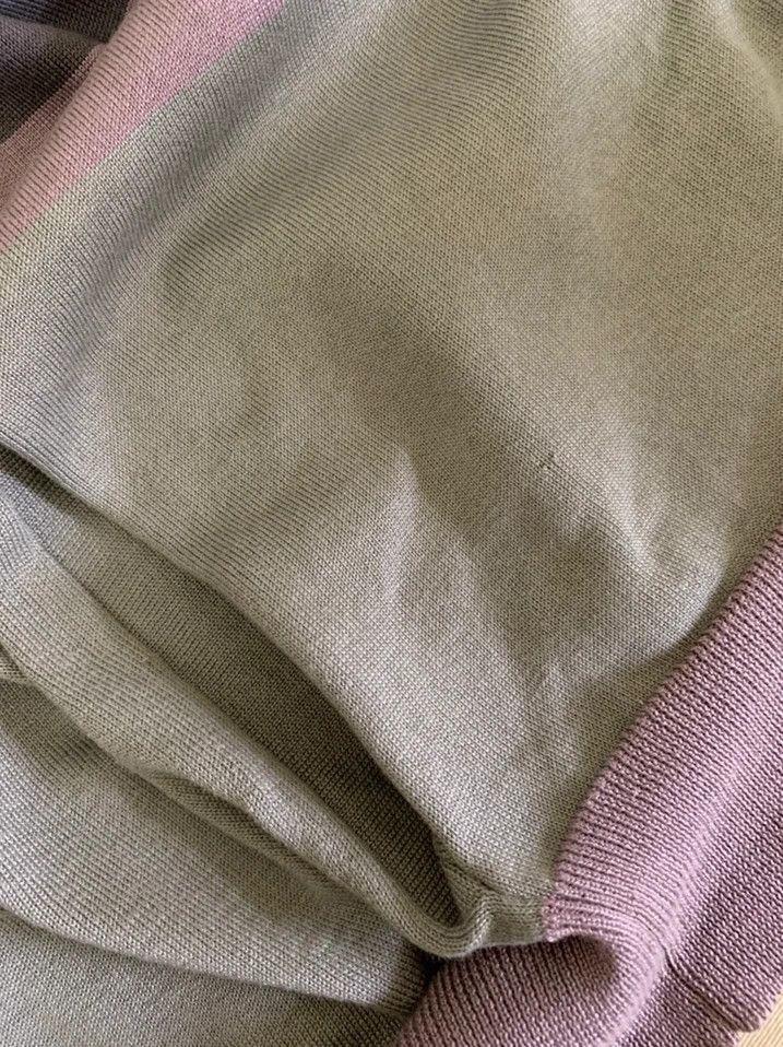 Maison Margiela MARTIN MARGIELA 07SS 10 GREY/PURPLE COLOR-BLOCK CARDIGANS M Size US M / EU 48-50 / 2 - 5 Thumbnail
