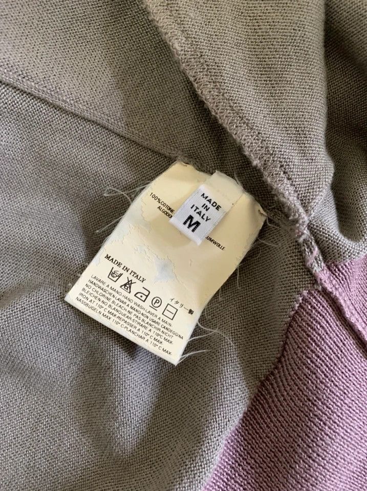 Maison Margiela MARTIN MARGIELA 07SS 10 GREY/PURPLE COLOR-BLOCK CARDIGANS M Size US M / EU 48-50 / 2 - 4 Thumbnail