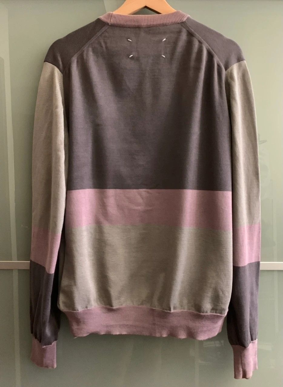 Maison Margiela MARTIN MARGIELA 07SS 10 GREY/PURPLE COLOR-BLOCK CARDIGANS M Size US M / EU 48-50 / 2 - 3 Thumbnail