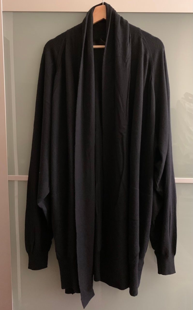 Pre-owned Haider Ackermann 2011ss Kimono Cashmere Cardigans In Black