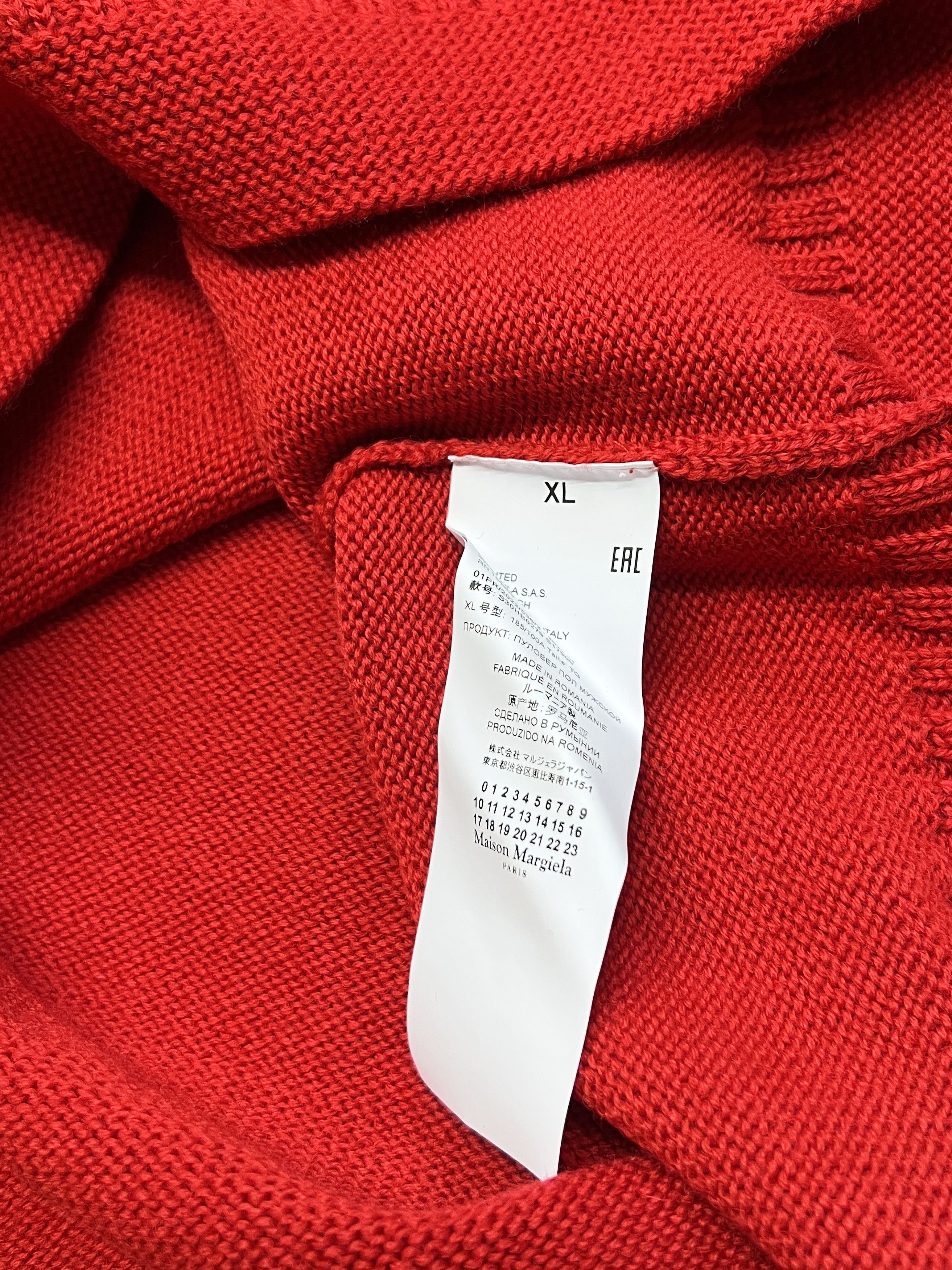 Maison Margiela New — SS22 Embroidered Jumper Size US L / EU 52-54 / 3 - 10 Thumbnail