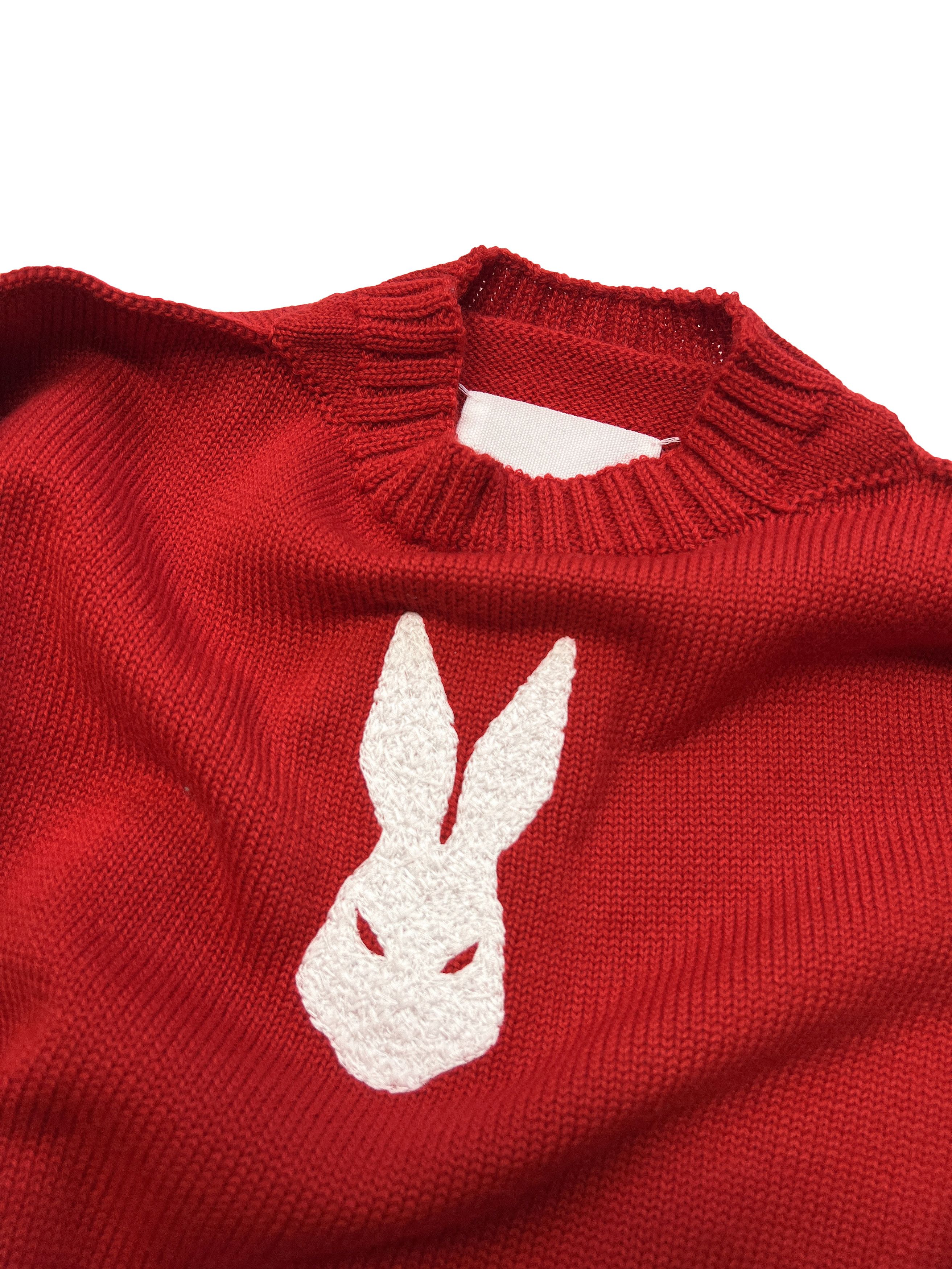 Maison Margiela New — SS22 Embroidered Jumper Size US L / EU 52-54 / 3 - 4 Thumbnail