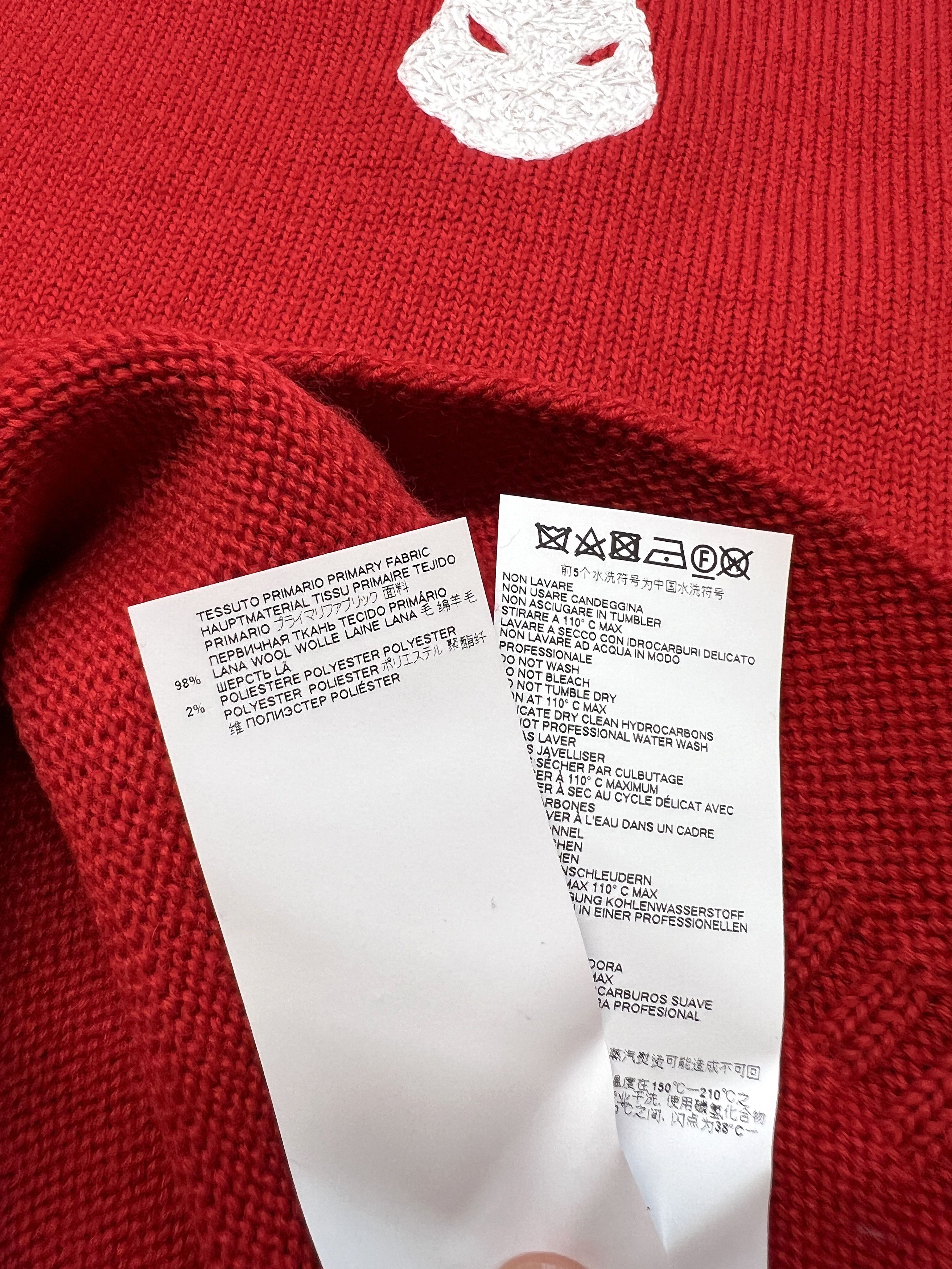 Maison Margiela New — SS22 Embroidered Jumper Size US L / EU 52-54 / 3 - 9 Thumbnail