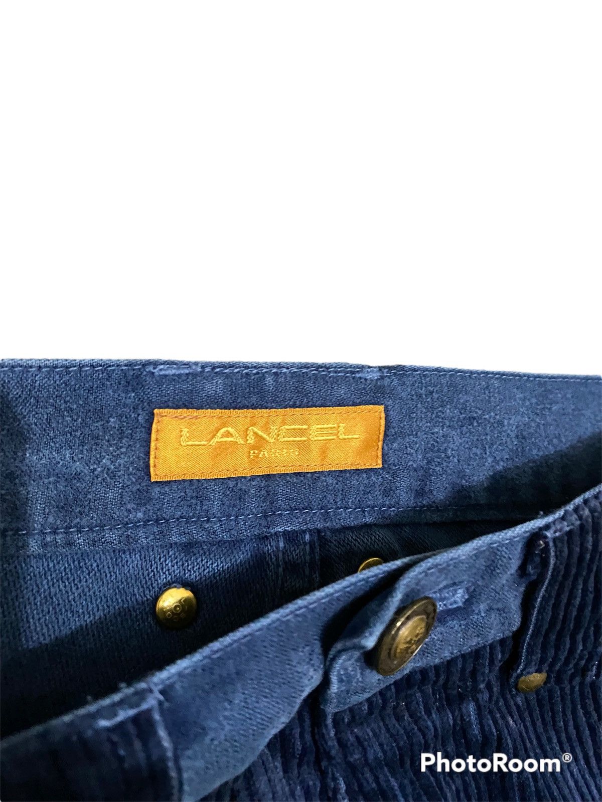 Lancel × Vintage Vintage Lancel Emboidery Corduroy Pants Size US 29 - 4 Thumbnail