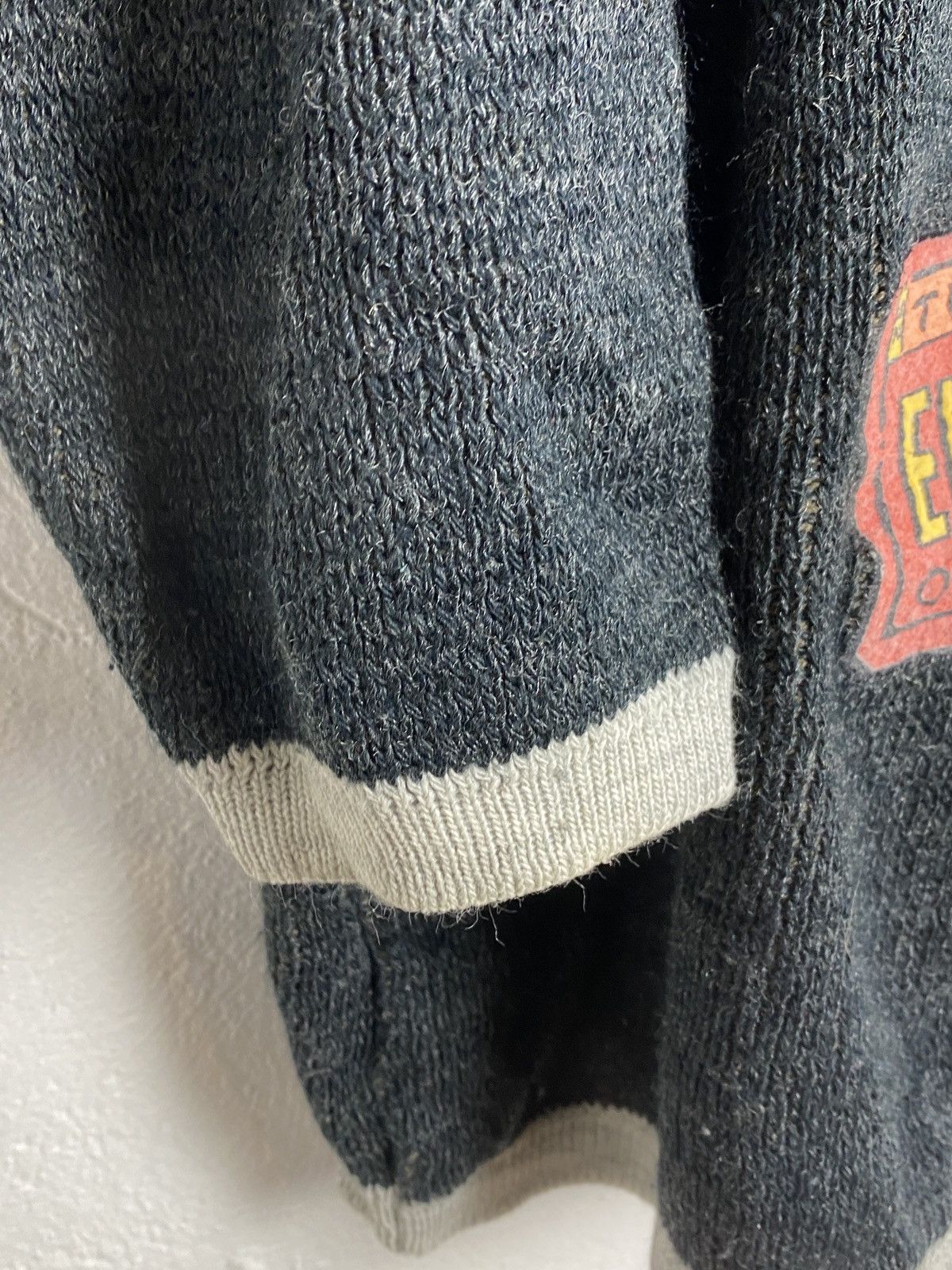Vintage 80s Vintage Texaco Oil Company Crazy Pig Logo Sweater Size US L / EU 52-54 / 3 - 6 Thumbnail