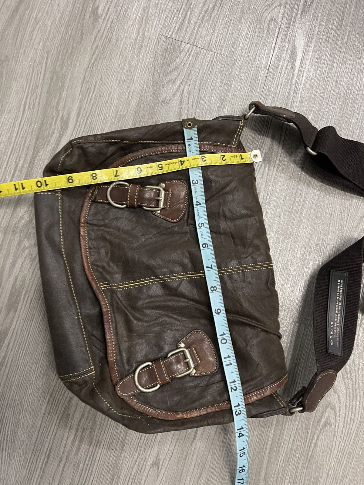 Japanese Brand Unisex🔥Art-berg do japan leather utilities crossbody bag Size ONE SIZE - 12 Thumbnail