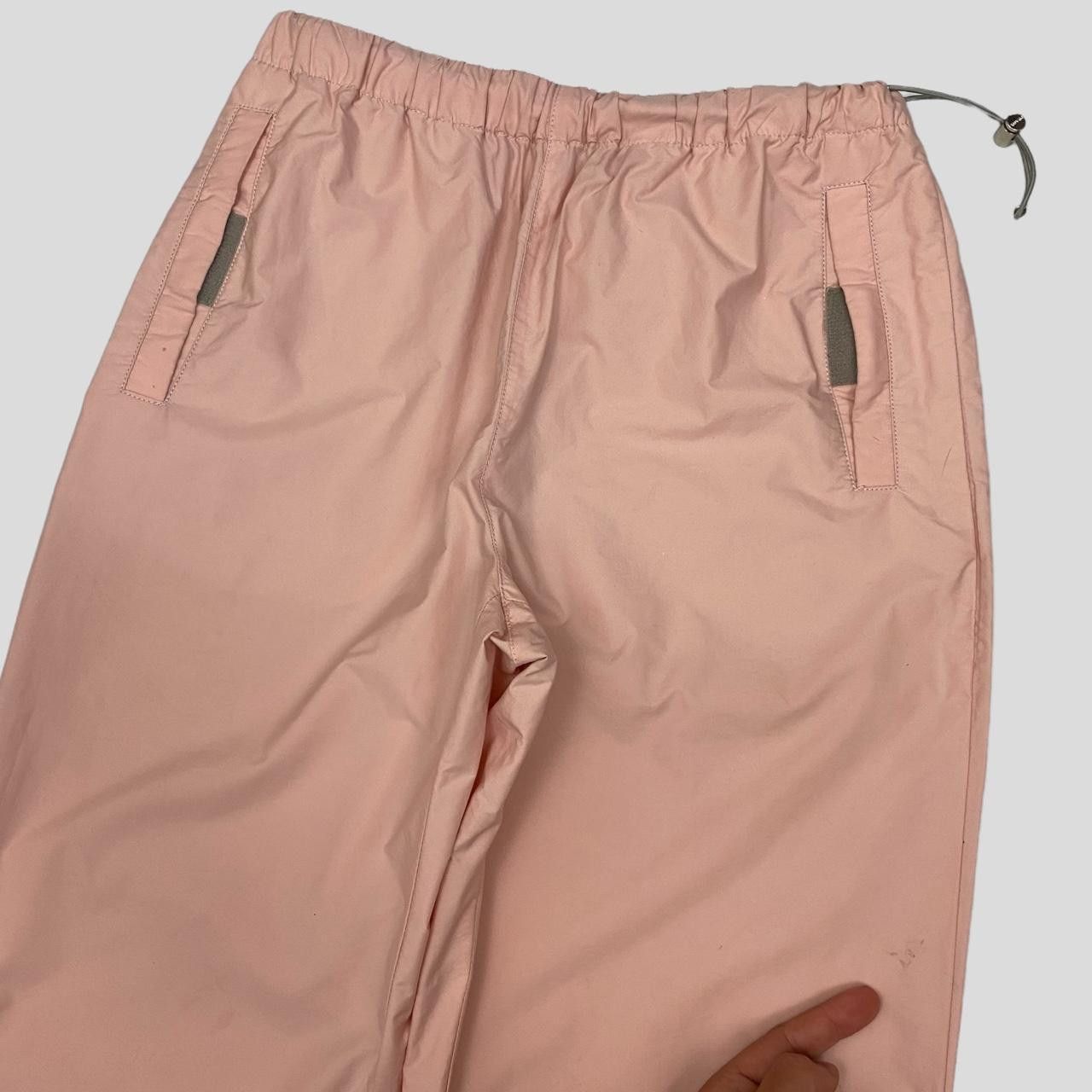 Prada Prada Sport SS99 Baby Pink Nylon Parachute Bottoms - W24-W30 Size 28" / US 6 / IT 42 - 3 Thumbnail