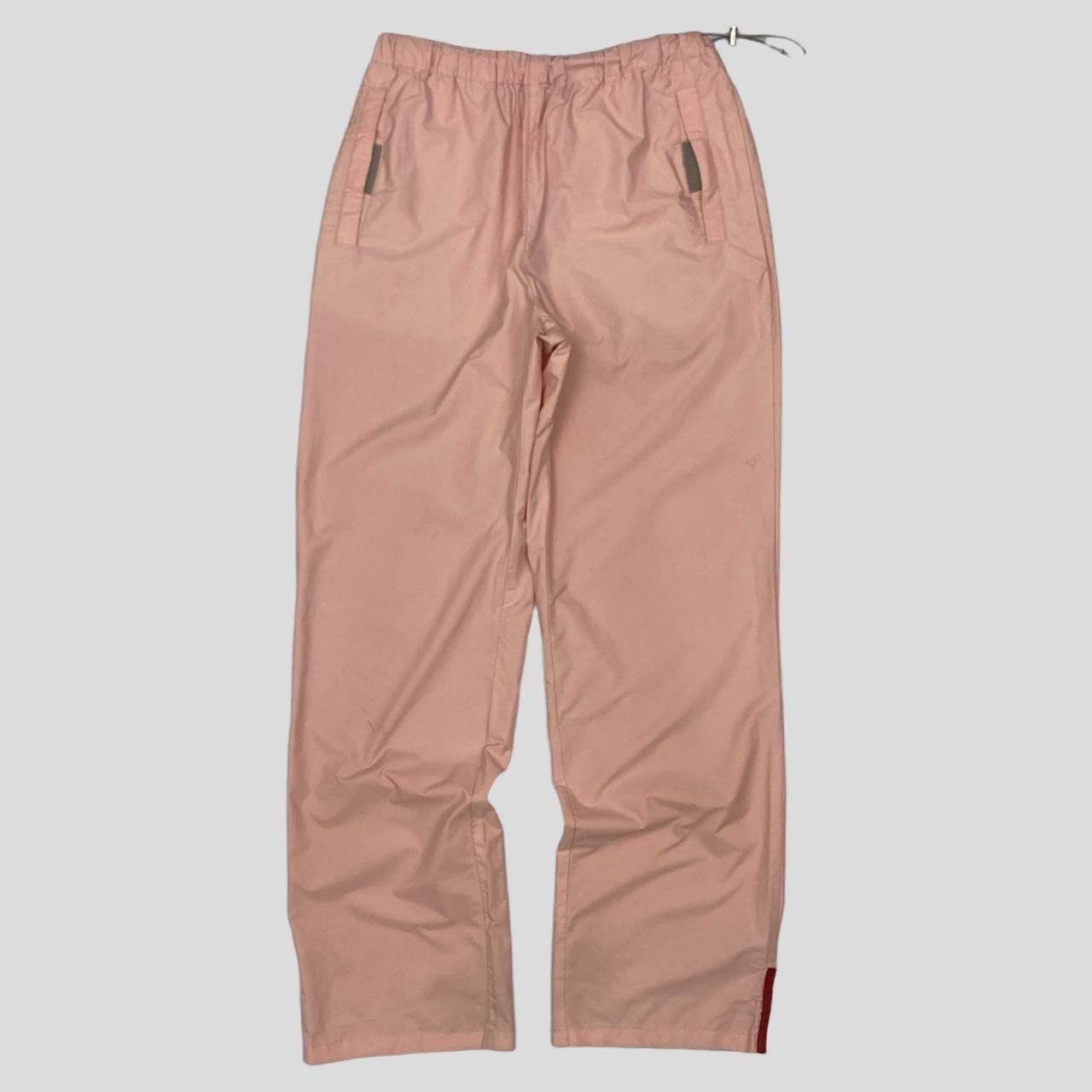 Prada Prada Sport SS99 Baby Pink Nylon Parachute Bottoms - W24-W30 Size 28" / US 6 / IT 42 - 2 Thumbnail