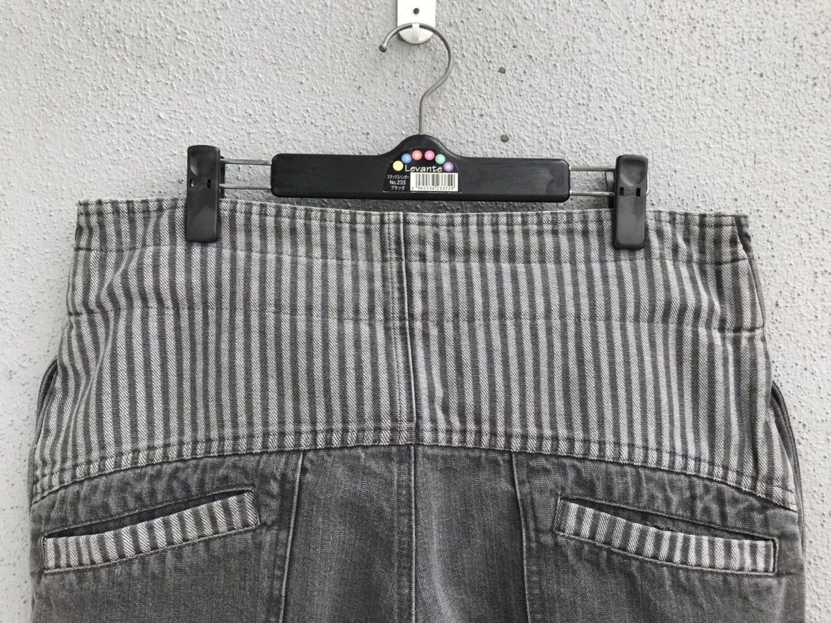Japanese Brand Japanese OSMOSIS Hickory Stripe Drawstring Waist Denim Pant Size US 34 / EU 50 - 11 Thumbnail