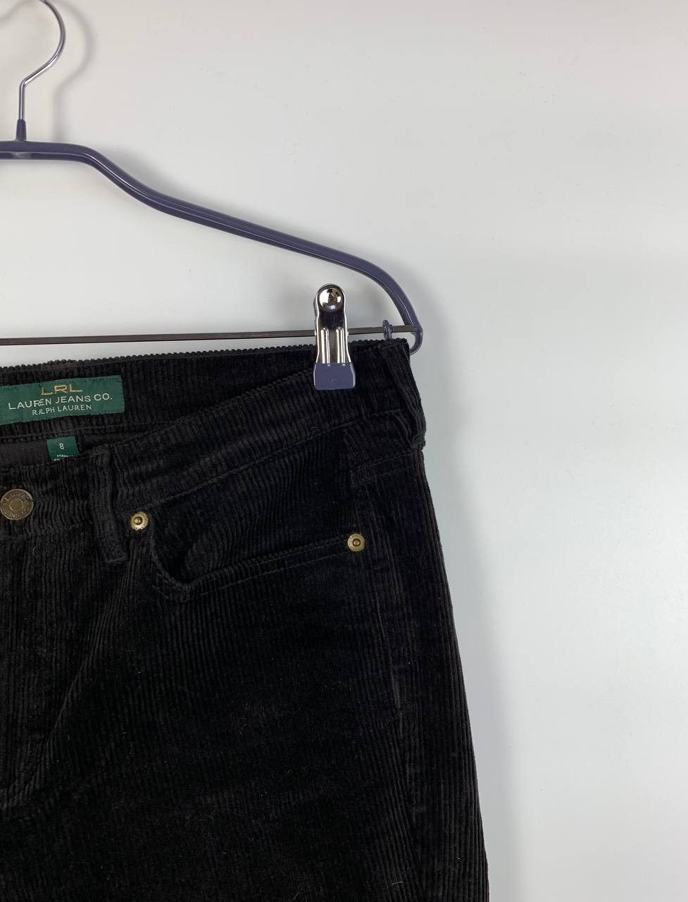 Lauren Ralph Lauren Lauren Ralph Lauren LRL corduroy black 8 Size 30" / US 8 / IT 44 - 4 Thumbnail
