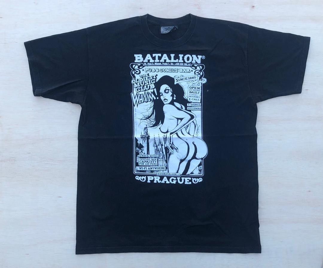 Vintage vintage tee Batalion Prague A24 Size US L / EU 52-54 / 3 - 1 Thumbnail