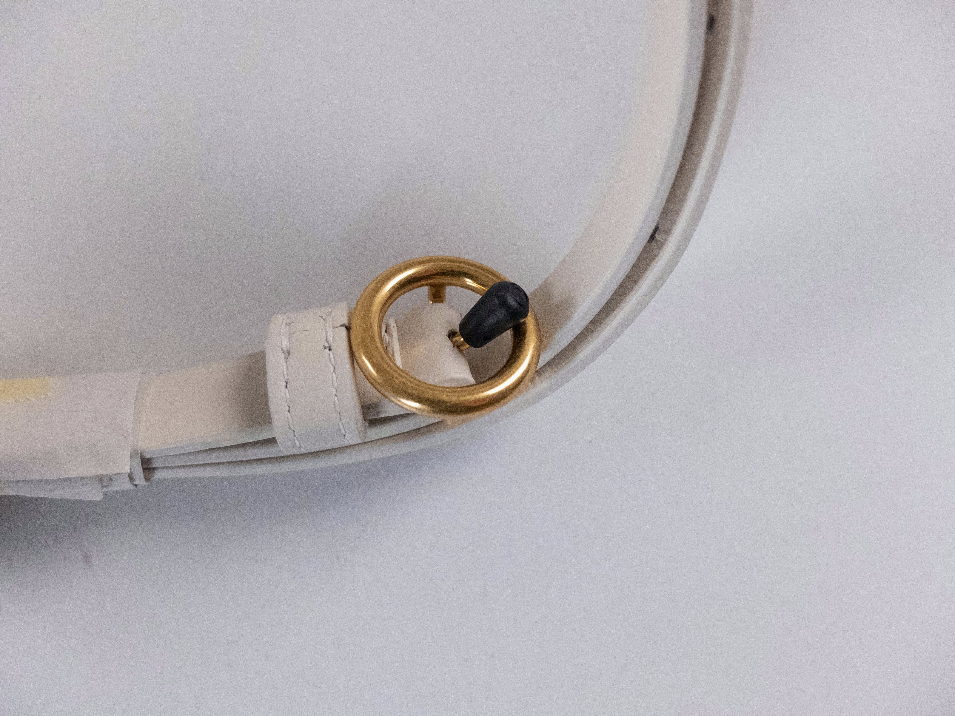 Bottega Veneta BOTTEGA VENETA white Twist lock French calf mini belt bag Size ONE SIZE - 6 Thumbnail