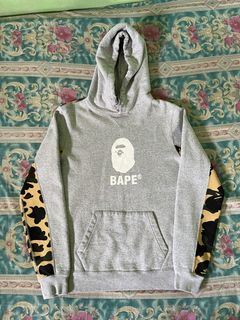 BAPE x MASTERMIND "YELLOW CAMO" Shark Pull Over Hoodie