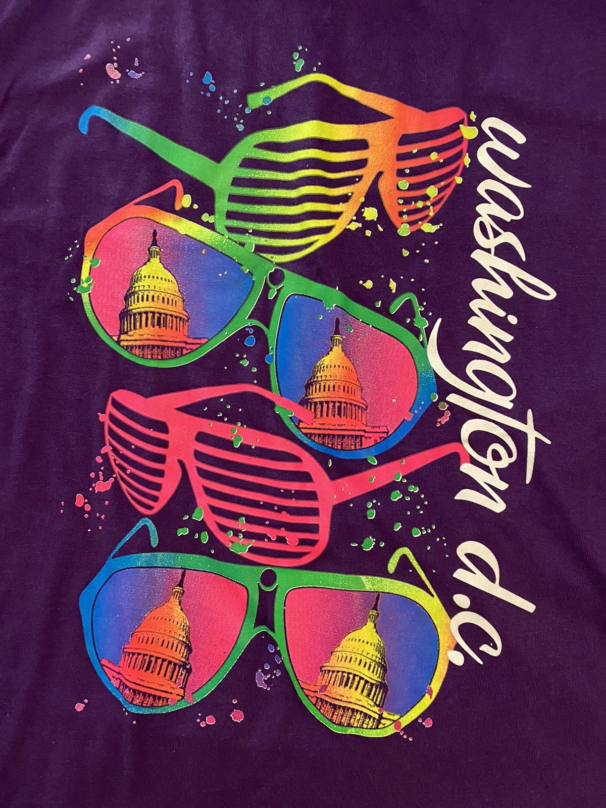 Vacation Vintage Y2K Washington DC Tourist Tee Size US XL / EU 56 / 4 - 2 Thumbnail