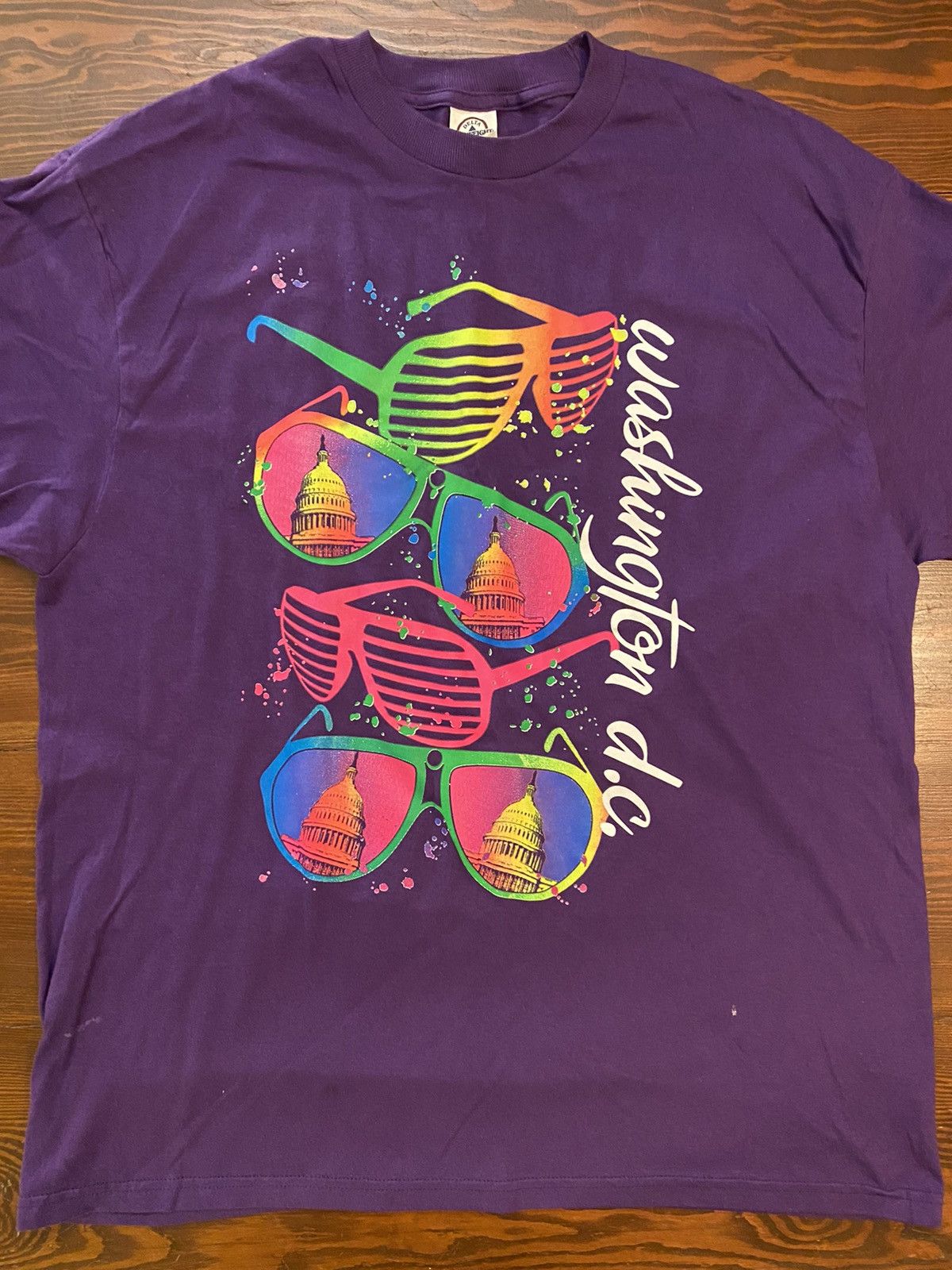 Vacation Vintage Y2K Washington DC Tourist Tee Size US XL / EU 56 / 4 - 1 Thumbnail