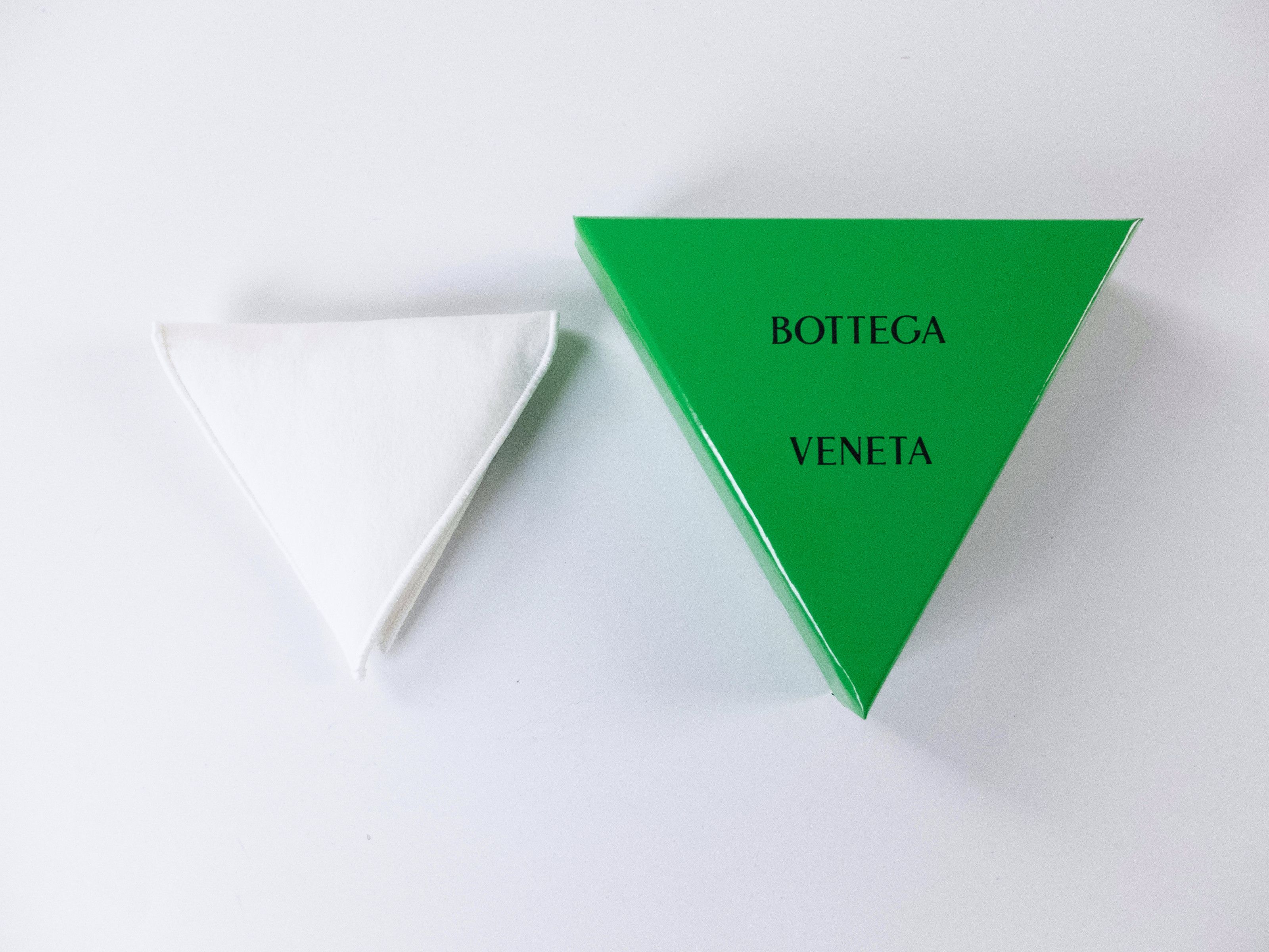 Bottega Veneta BOTTEGA VENETA pink enamel & silver triangle hoop earrings q Size ONE SIZE - 7 Thumbnail