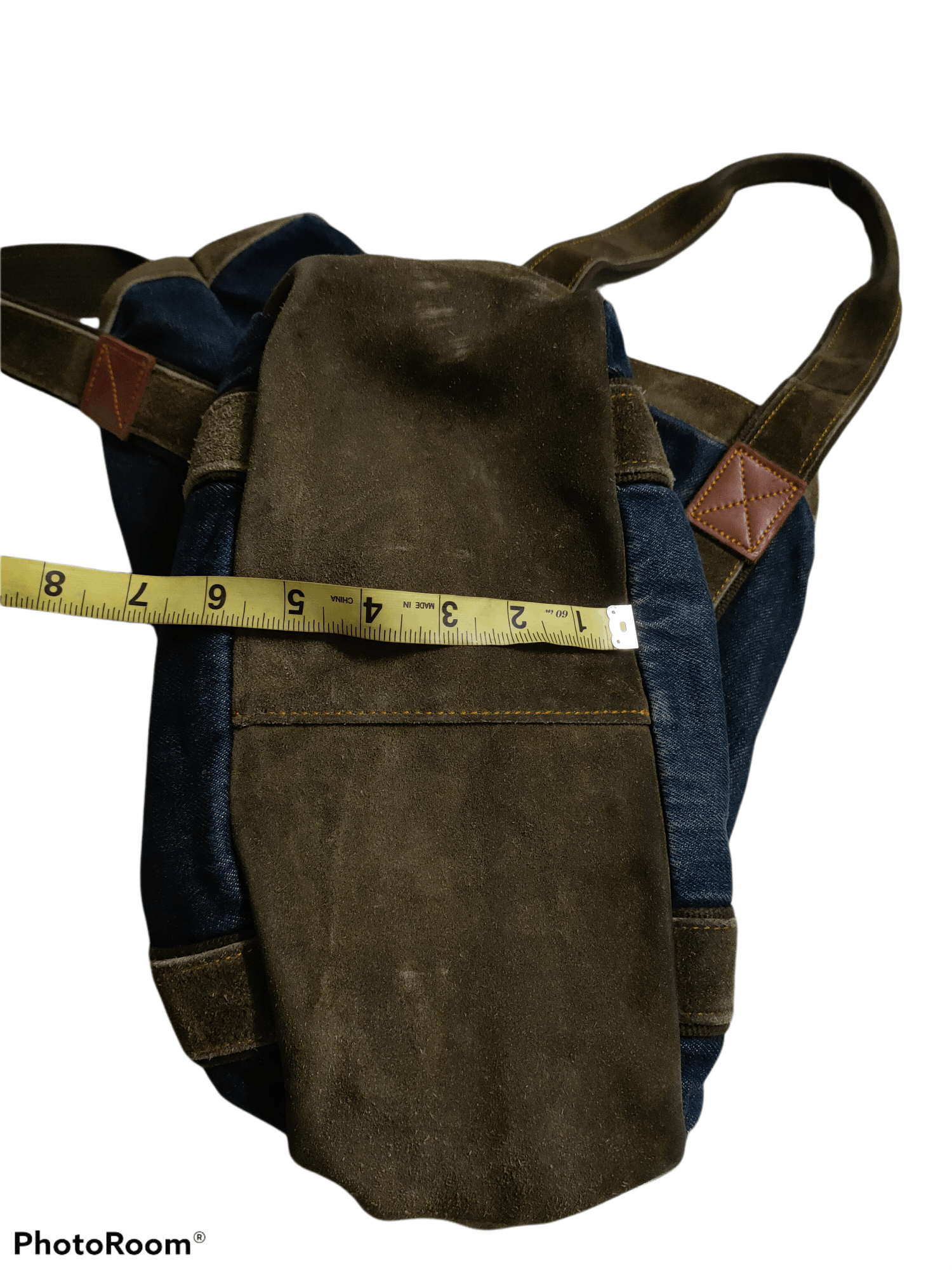 MasterPiece MasterPiece Tote Bag Denime x Leather Material Size ONE SIZE - 5 Thumbnail