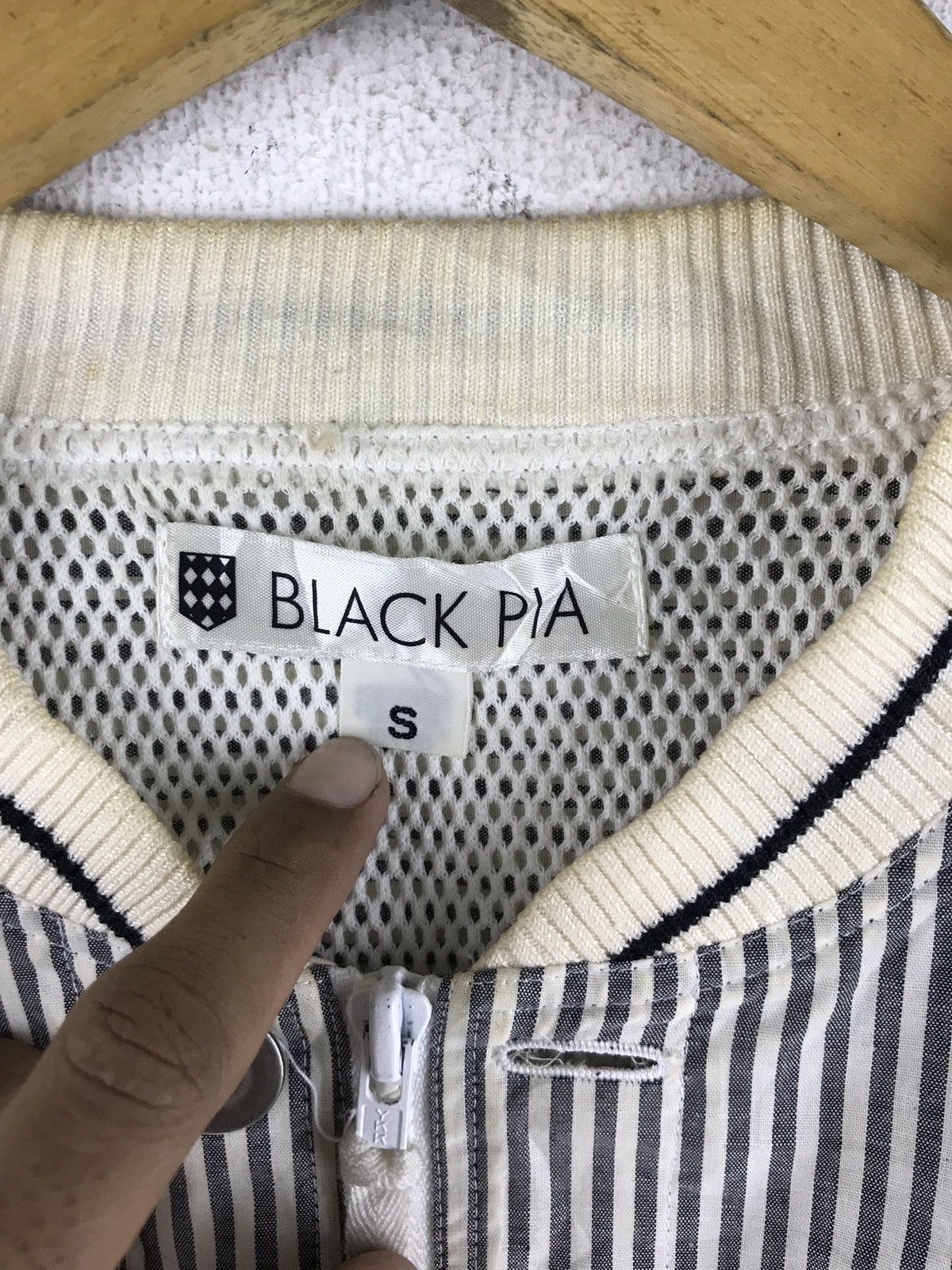 Japanese Brand BLACK PIA WHITE POWER IMPERIAL RAIKA BOMBER STYLE JACKET Size US S / EU 44-46 / 1 - 10 Thumbnail
