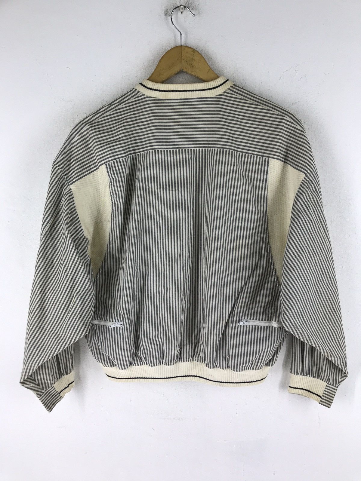 Japanese Brand BLACK PIA WHITE POWER IMPERIAL RAIKA BOMBER STYLE JACKET Size US S / EU 44-46 / 1 - 6 Thumbnail