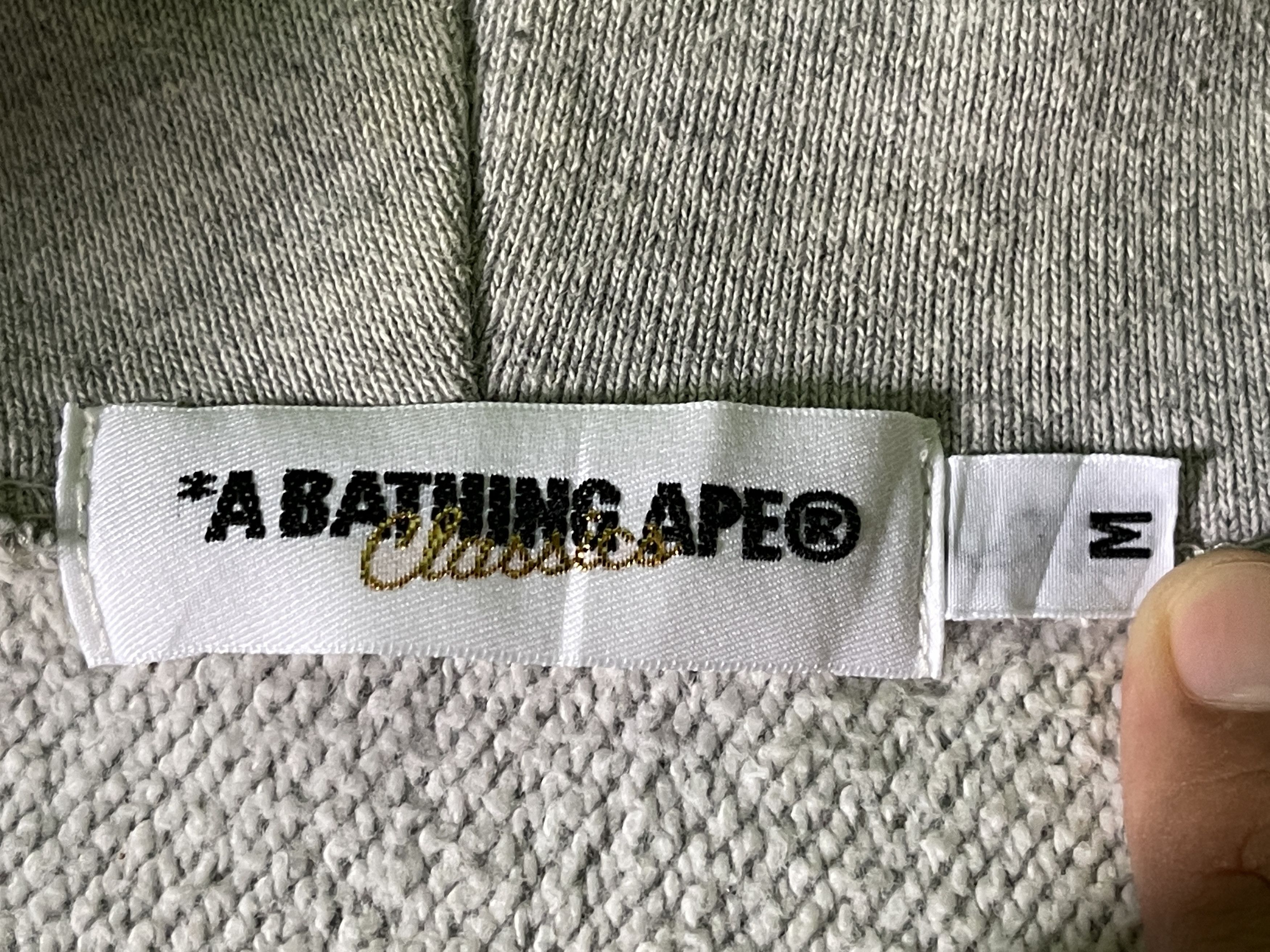 Bape Bape × Nintendo Mario Milo Monogram Full Zip Hoodie Gray Size US M / EU 48-50 / 2 - 12 Thumbnail
