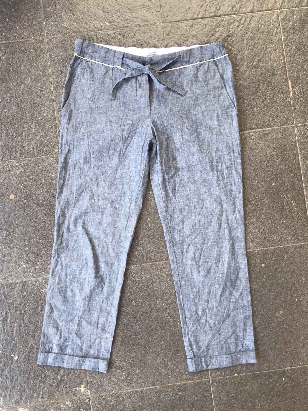 Miu Miu 🔥Forever Y2K🔥 Miu Miu Trousers Pants Size US 31 - 1 Thumbnail