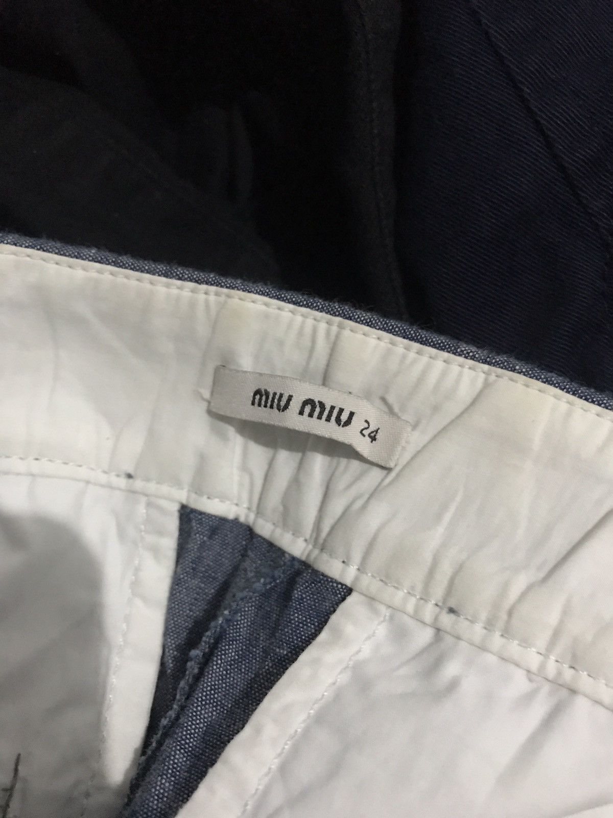 Miu Miu 🔥Forever Y2K🔥 Miu Miu Trousers Pants Size US 31 - 6 Thumbnail