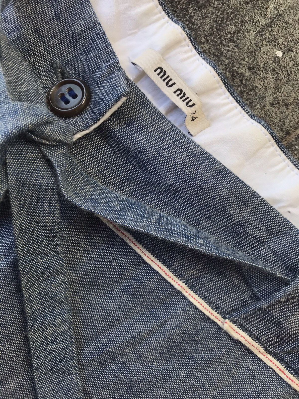 Miu Miu 🔥Forever Y2K🔥 Miu Miu Trousers Pants Size US 31 - 5 Thumbnail