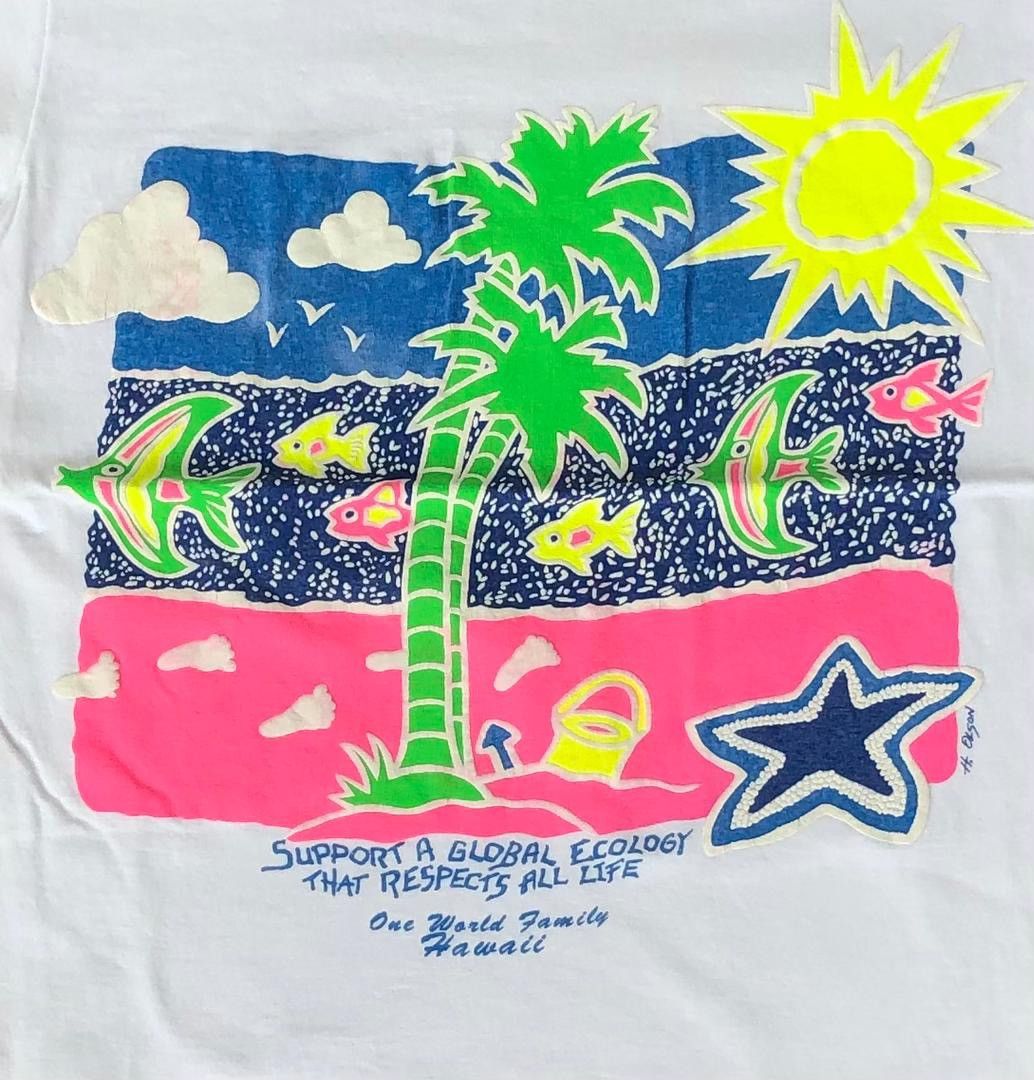 Hanes × Vintage vintage tee B13 Hawaii Size US M / EU 48-50 / 2 - 2 Thumbnail