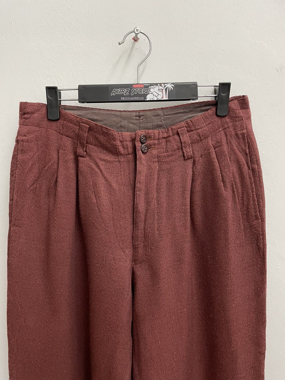 Yoshiyuki Konishi Japan Made Yoshiyuki Konishi Wool Multipocket Pants Size US 31 - 3 Thumbnail