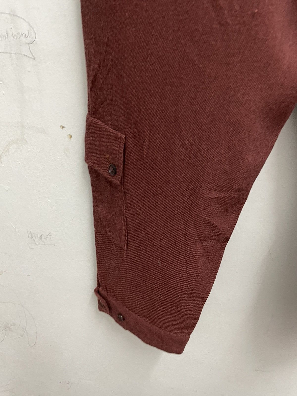 Yoshiyuki Konishi Japan Made Yoshiyuki Konishi Wool Multipocket Pants Size US 31 - 9 Thumbnail