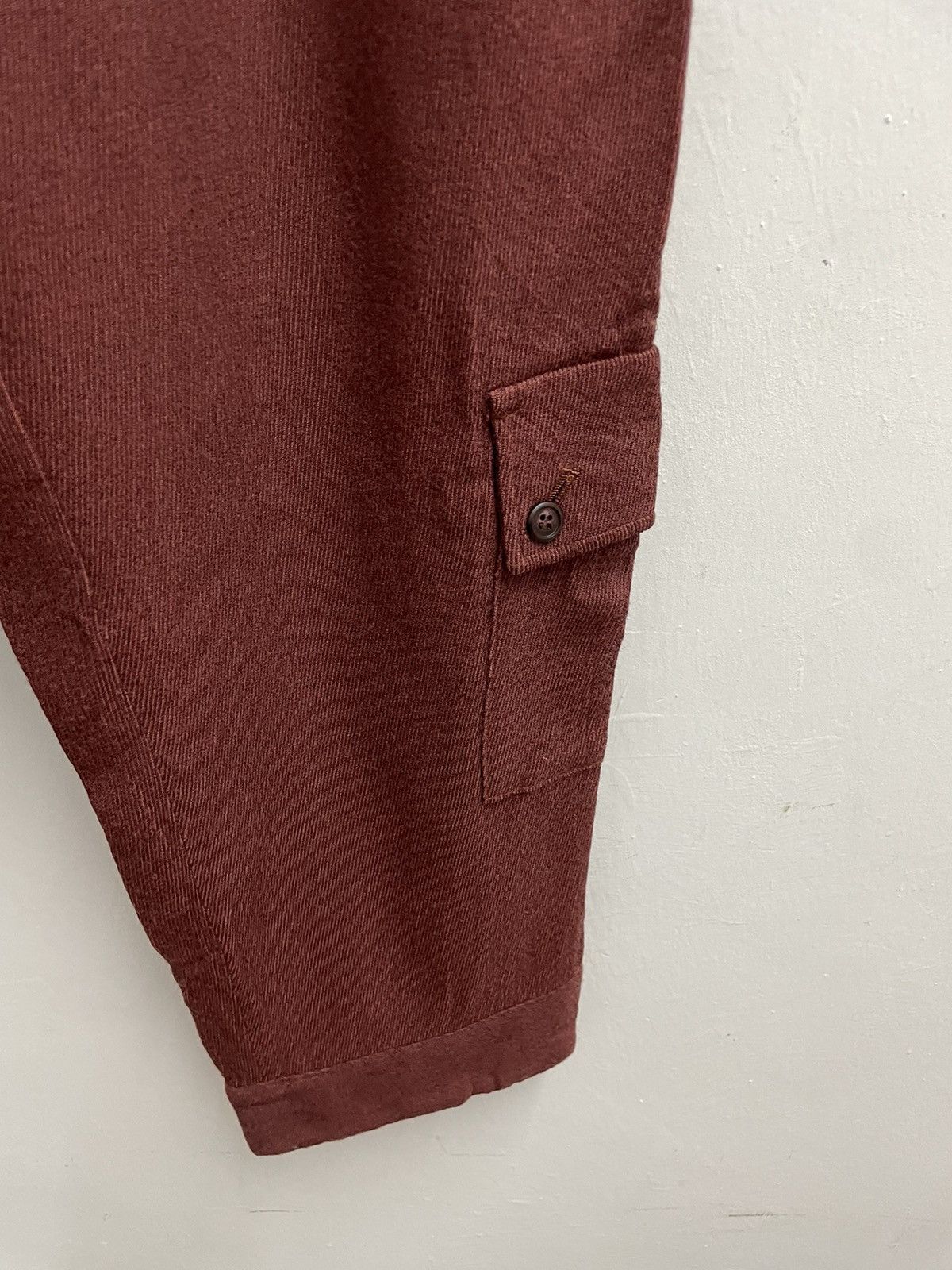Yoshiyuki Konishi Japan Made Yoshiyuki Konishi Wool Multipocket Pants Size US 31 - 6 Thumbnail