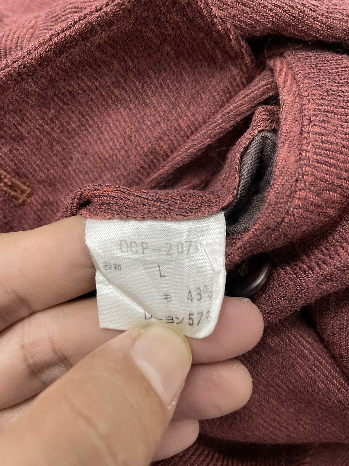 Yoshiyuki Konishi Japan Made Yoshiyuki Konishi Wool Multipocket Pants Size US 31 - 12 Thumbnail