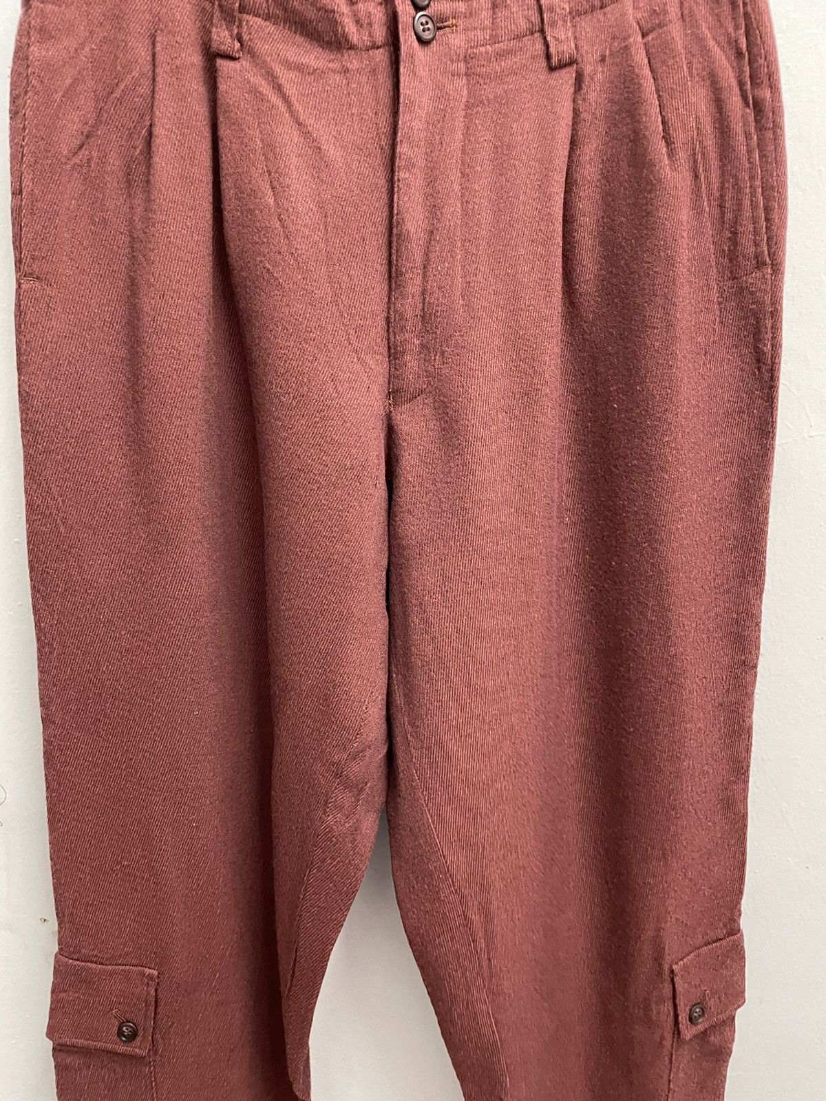 Yoshiyuki Konishi Japan Made Yoshiyuki Konishi Wool Multipocket Pants Size US 31 - 4 Thumbnail