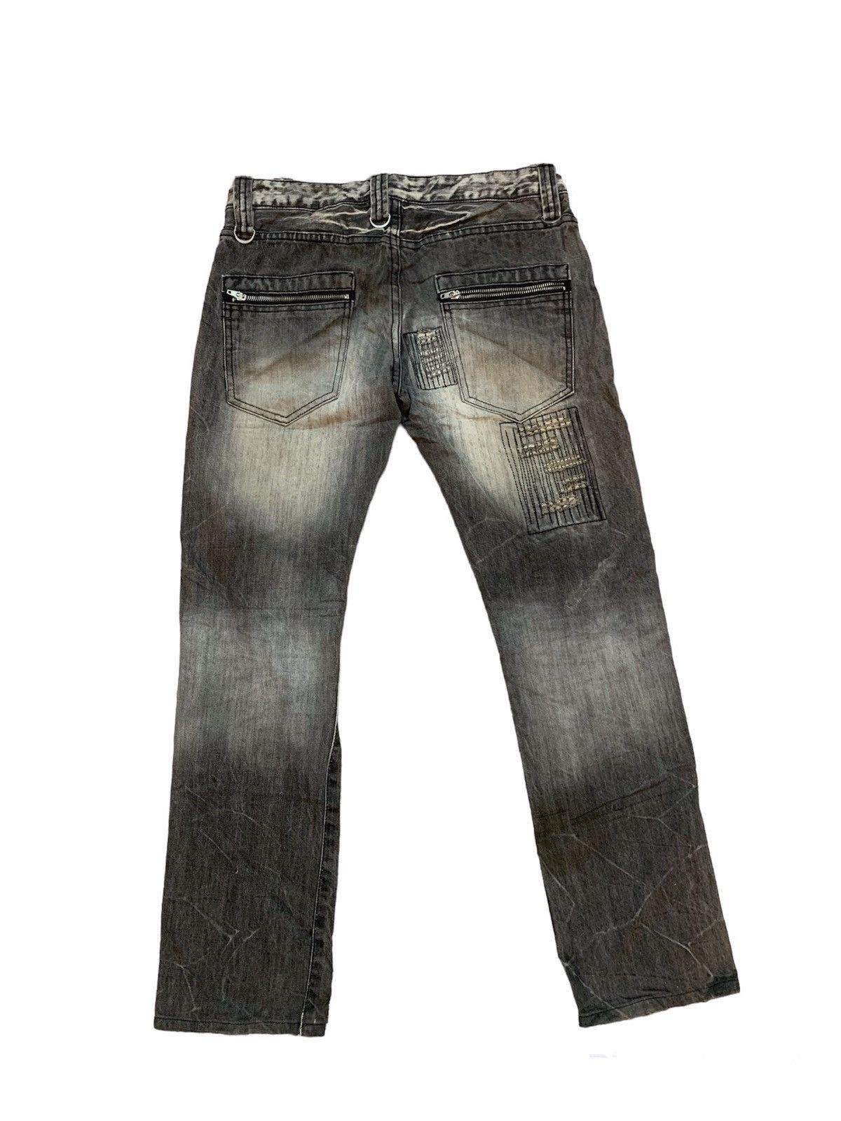 Japanese Brand × Seditionaries × Vintage Japanesse Brand Jeans Style Punk Boro Design Size US 30 / EU 46 - 2 Thumbnail