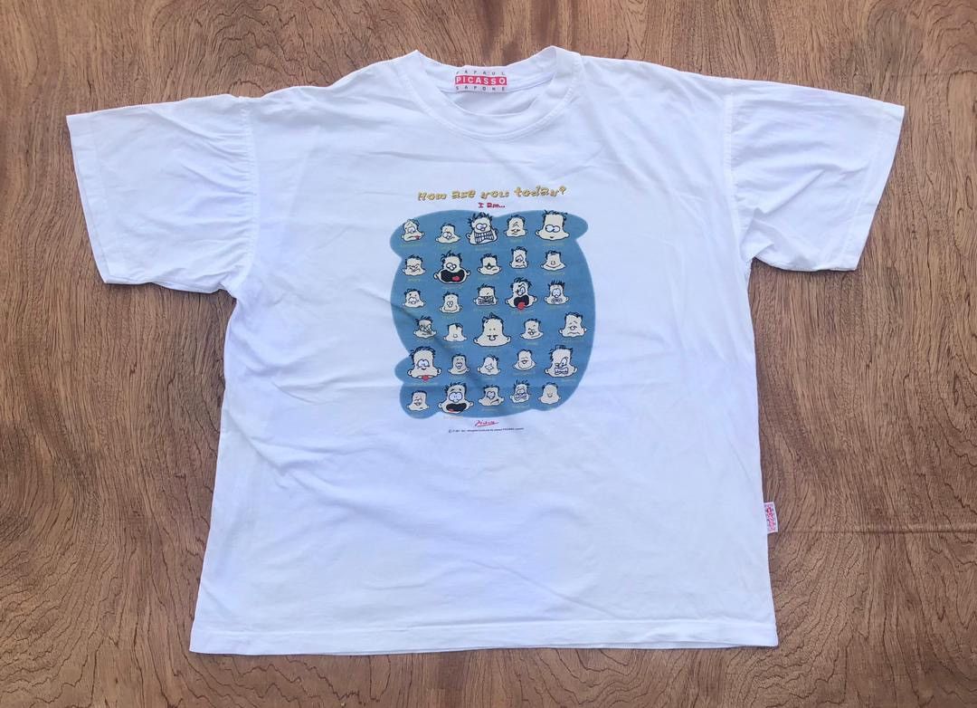 Vintage vintage tee PICASSO B5 Size US XL / EU 56 / 4 - 1 Thumbnail