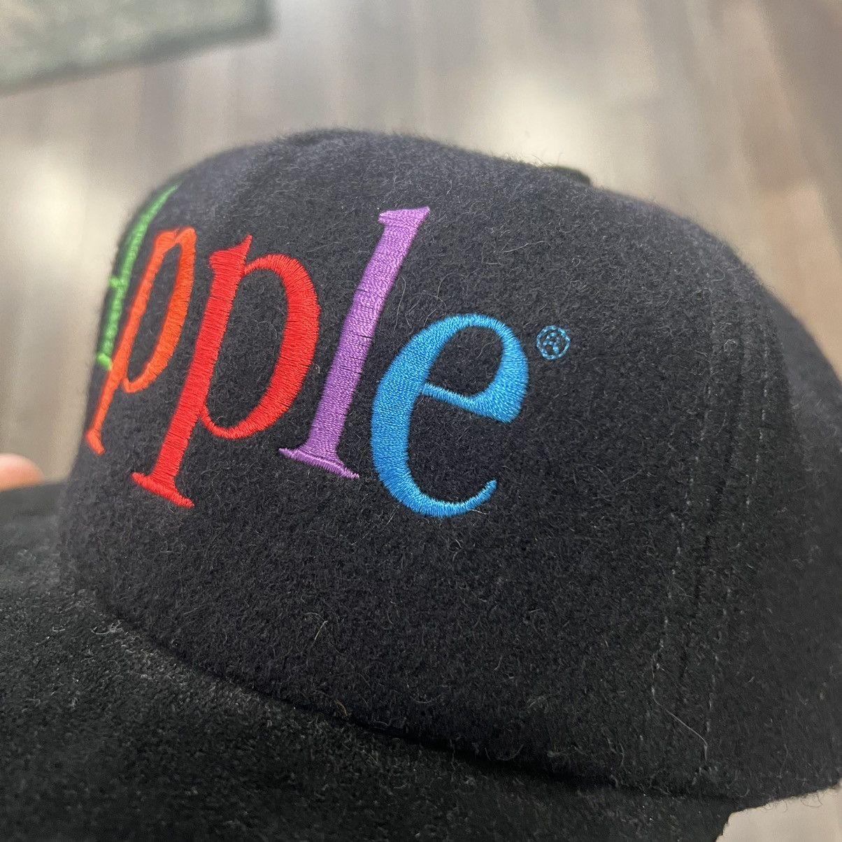 Apple Vintage Apple computer wool hat Size ONE SIZE - 3 Thumbnail