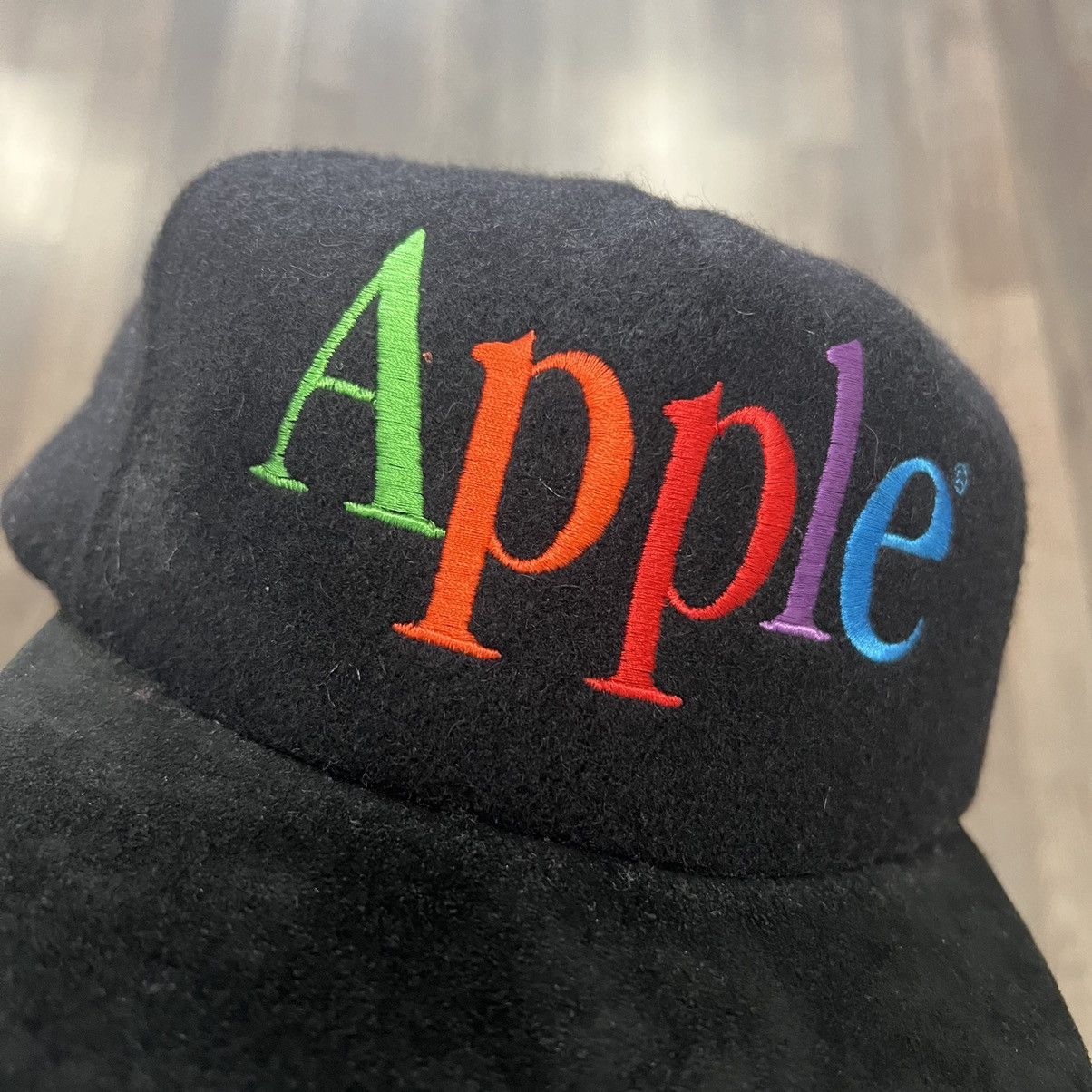 Apple Vintage Apple computer wool hat Size ONE SIZE - 8 Thumbnail