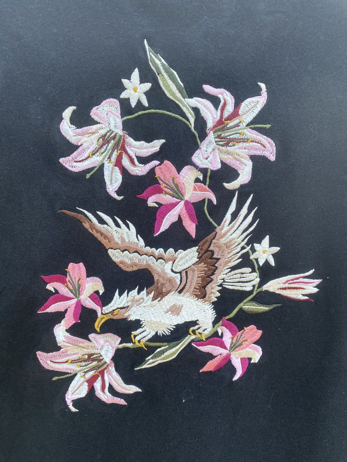 Japanese Brand Vintage Evris Sukajan Embroidery t-shirt Size M / US 6-8 / IT 42-44 - 5 Thumbnail
